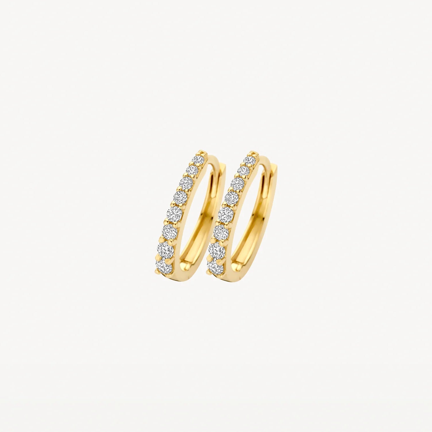 Blush Oorringen met zirkonia in 14k Goud - 7341YZI
