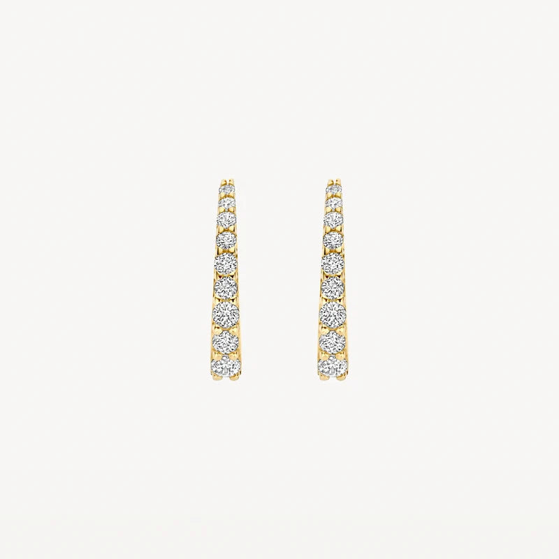 Blush Oorringen in 14k Goud en zirkonia - 7342YZI