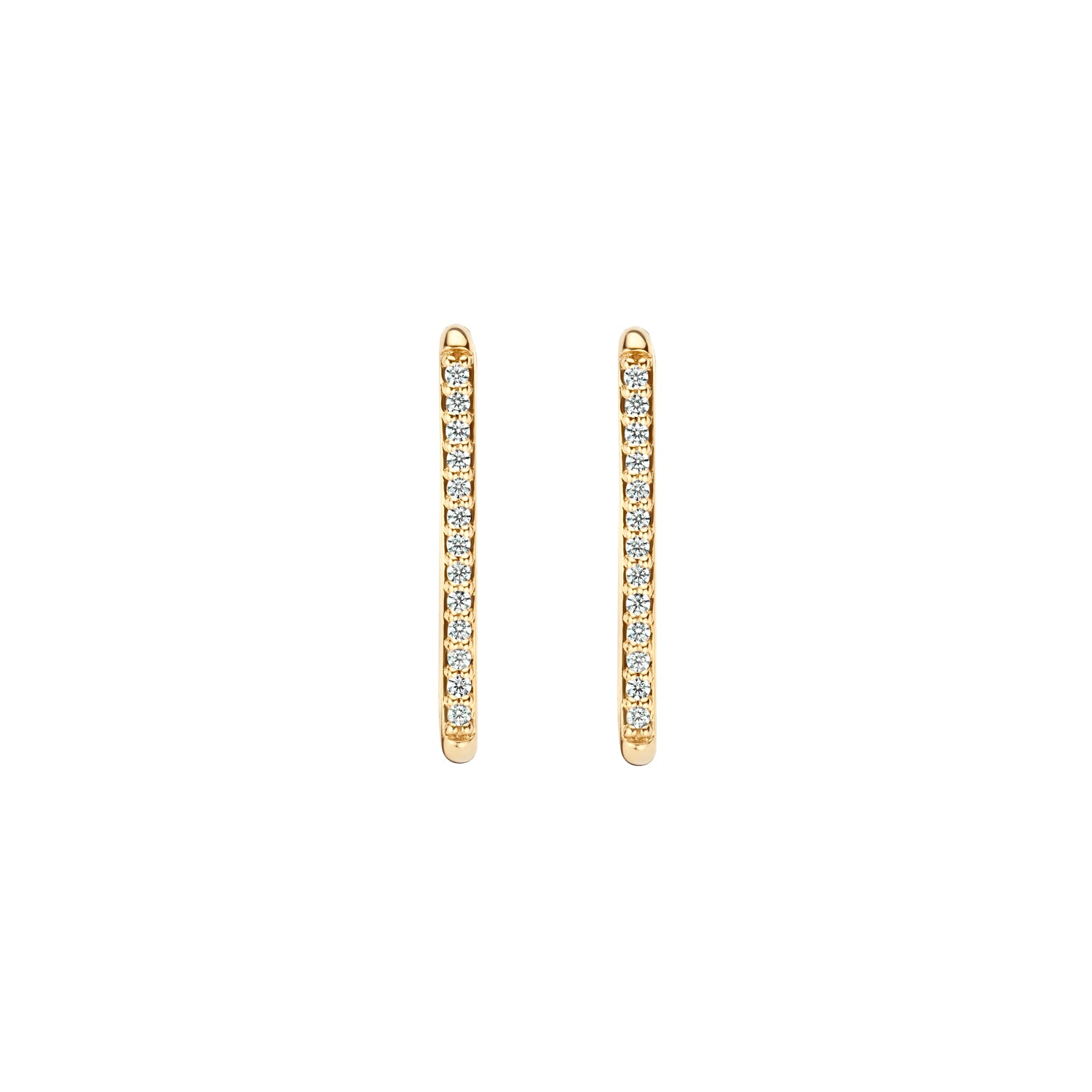 Blush Oorringen 7343YZI - Geel Goud (14k) met Zirkonia