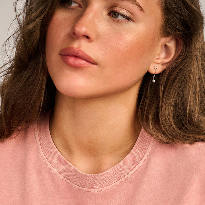 Blush Oorknoppen 7347YZI - Geel Goud (14k) met Zirkonia