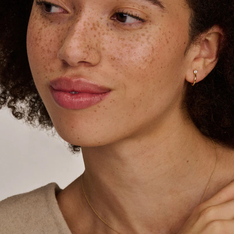 Blush oorhangers 7372YZI -  Geel Goud (14k) met Zirkonia