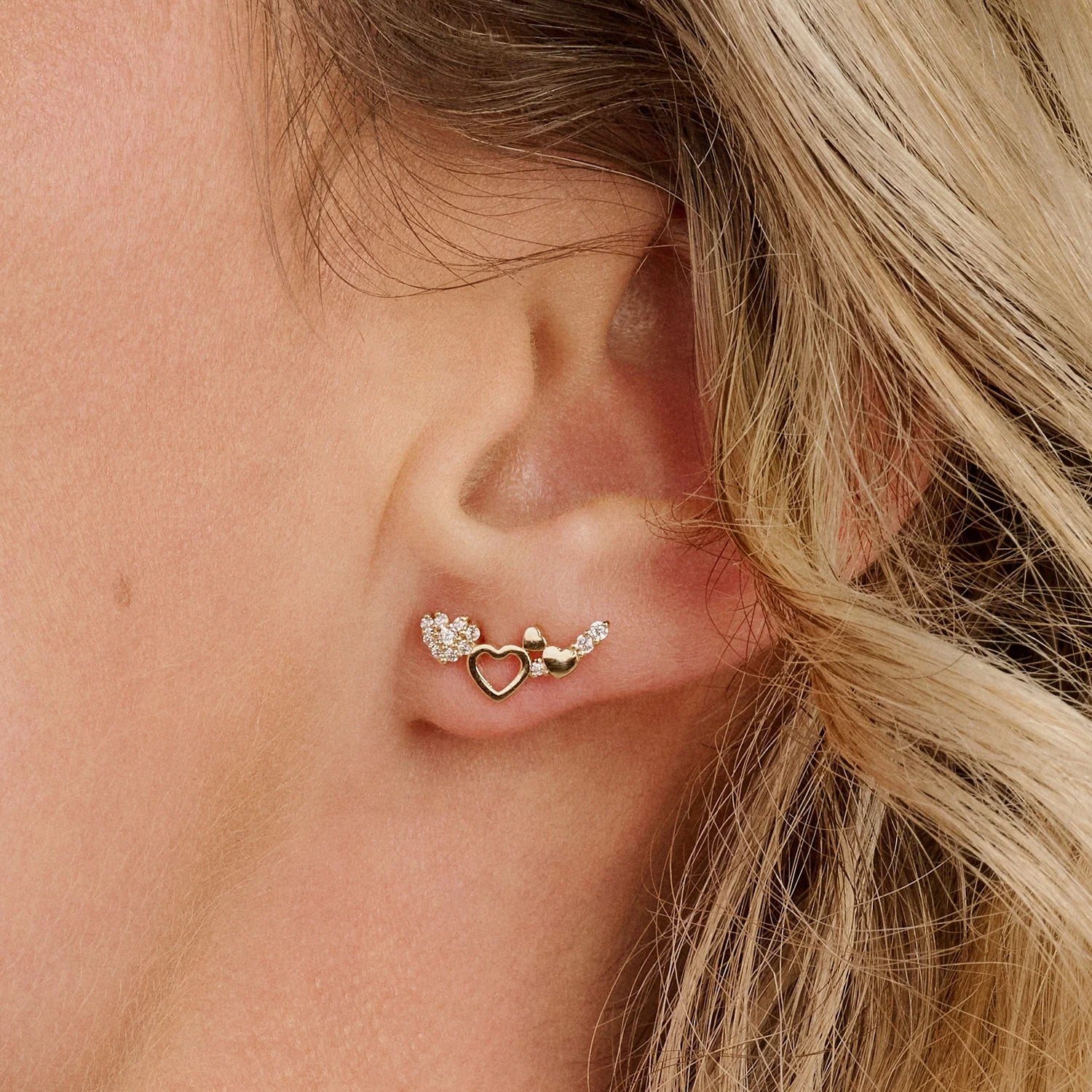 Blush Oorknoppen 7376YZI - Geel Goud (14k)