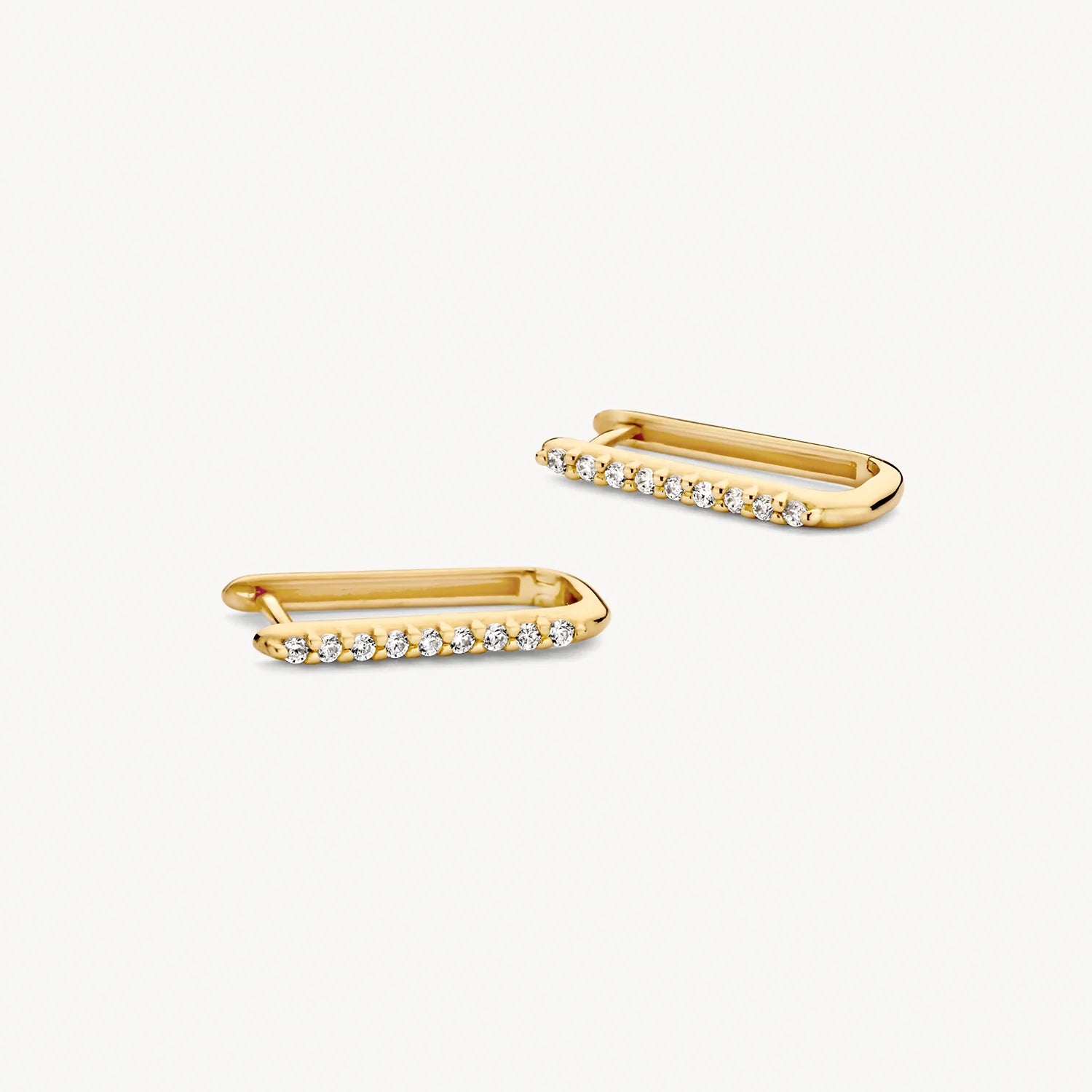 Blush Oorringen met zirkonia in 14k Goud - 7381YZI