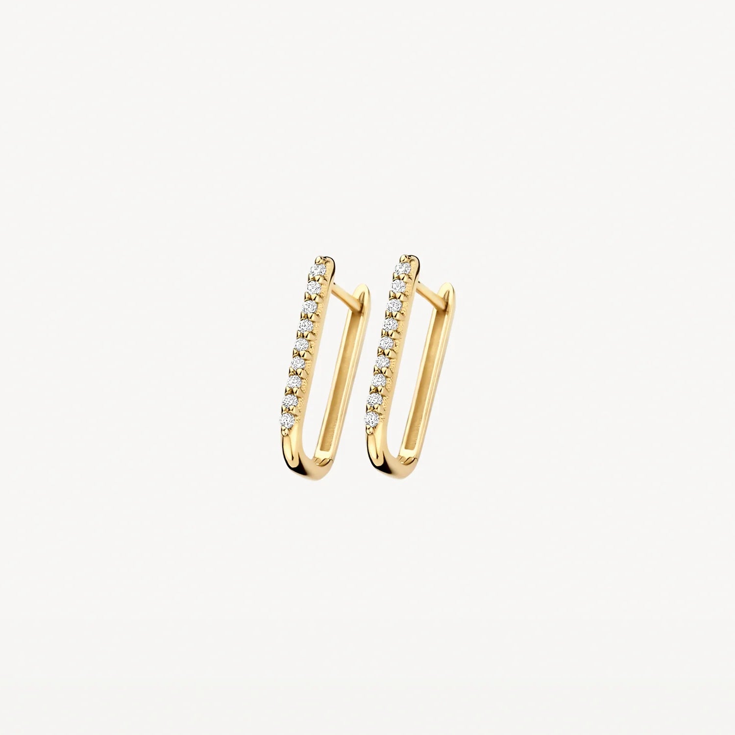 Blush Oorringen met zirkonia in 14k Goud - 7381YZI