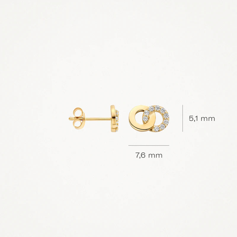 Blush Oorknoppen 7397YZI - Geel Goud (14k)