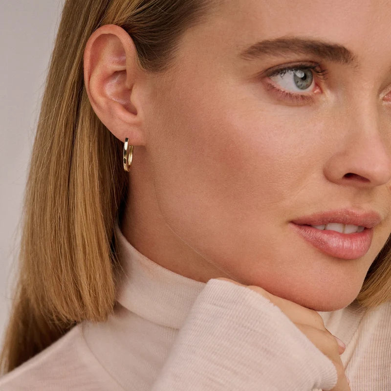 Blush Oorringen in 14k Goud - 7402YGO