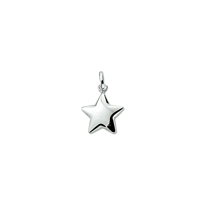 Zilveren hanger ster  | 12,5mm