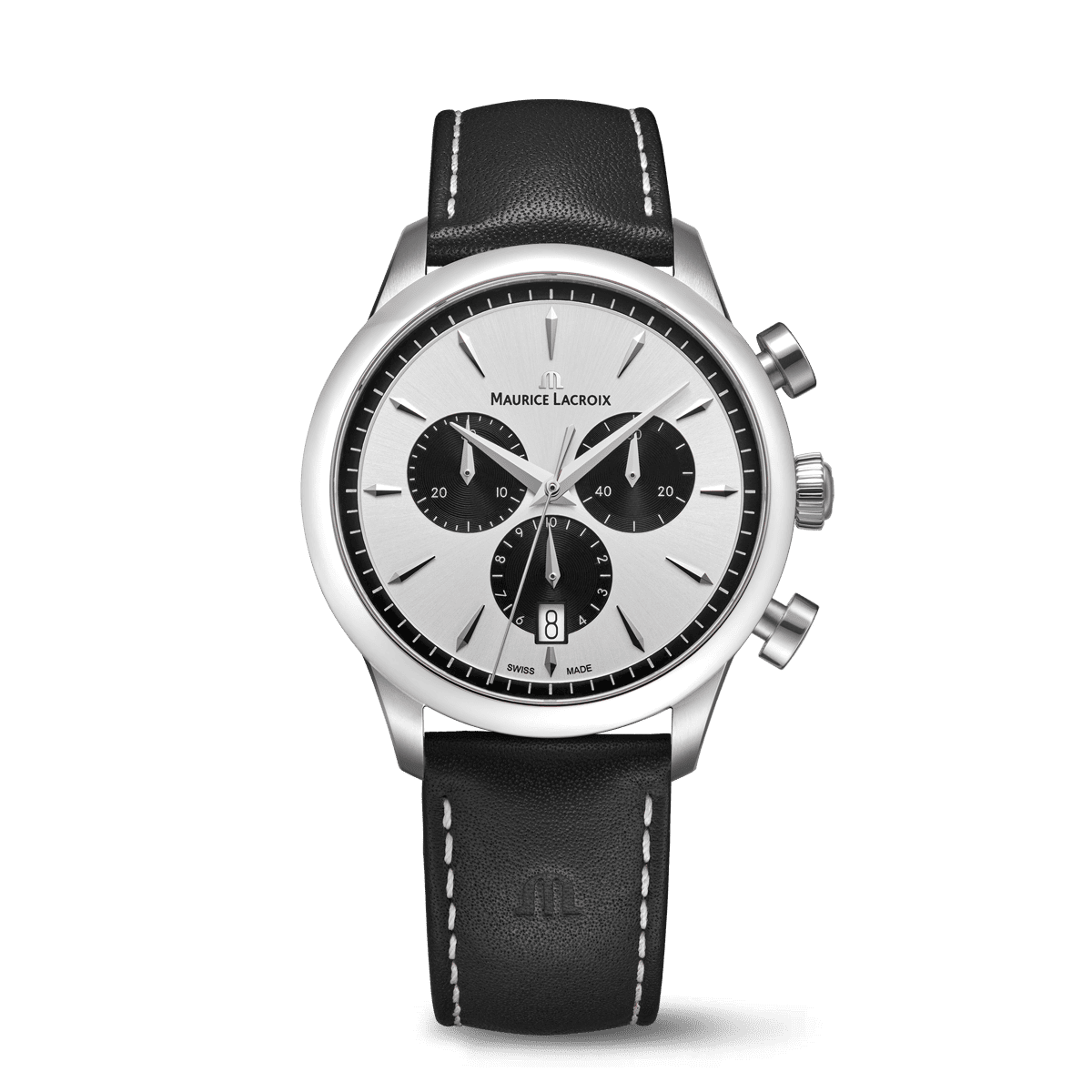 MAURICE LACROIX 1975 QUARTZ CHRONOGRAPH 40MM 751038-SS001-130-2