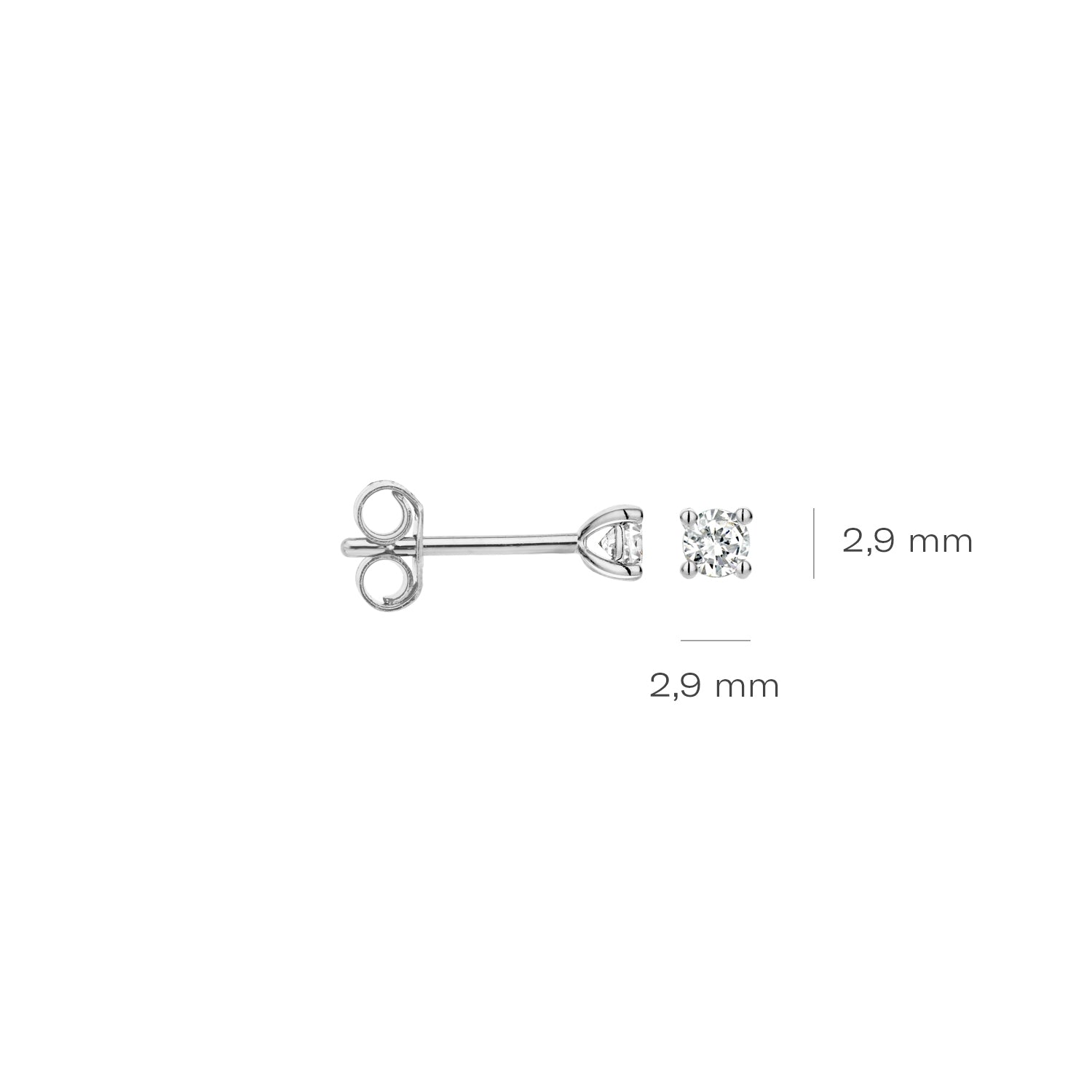 Blush Natural Diamonds Oorknoppen 7602WDI