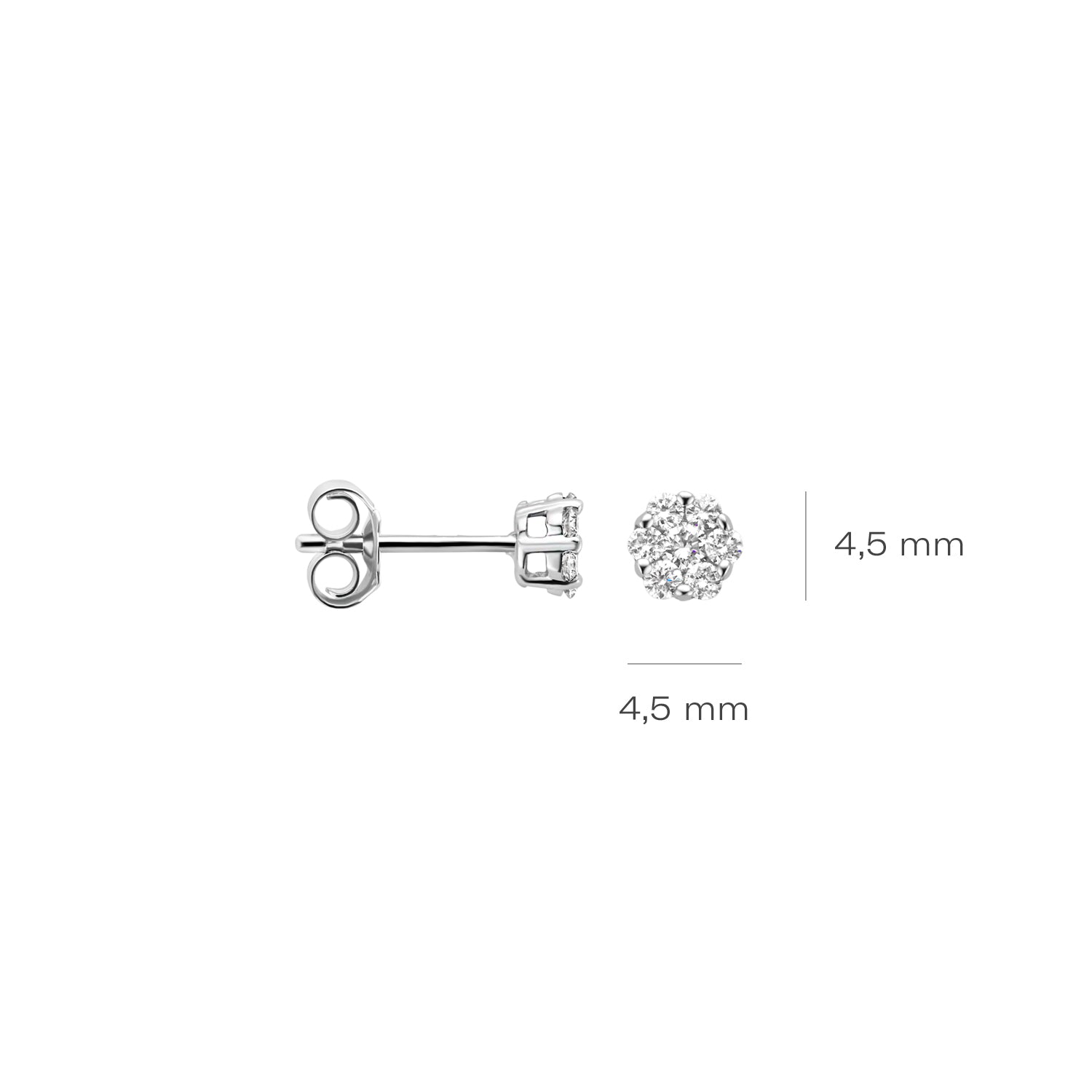 Blush Natural Diamonds Oorknoppen 7621WDI