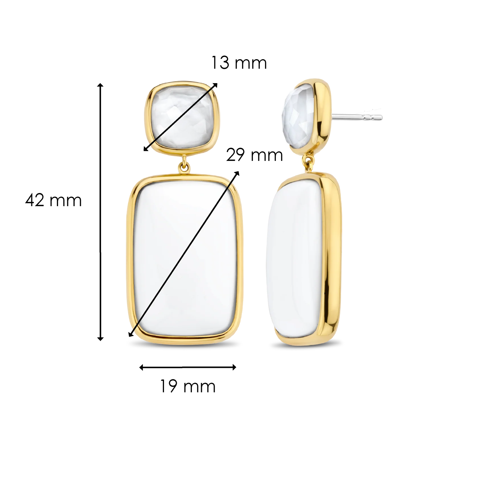 TI SENTO Oorbellen 7876WA