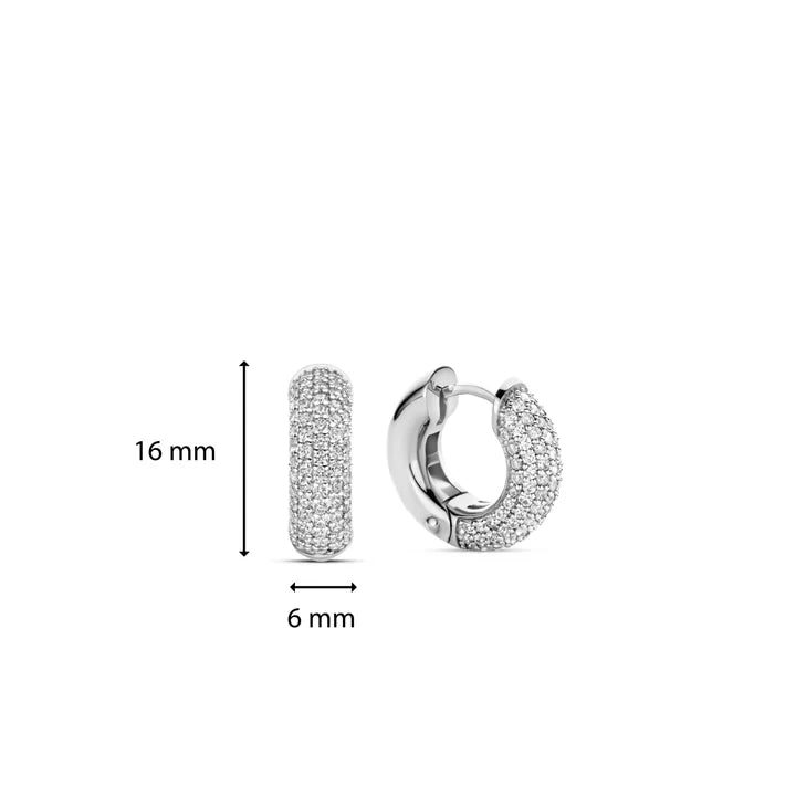 TI SENTO Kleine oorringen - 7909ZI