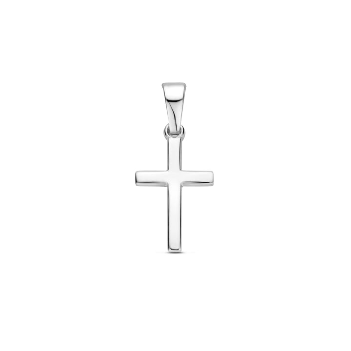 Zilveren hanger kruis | 13x9mm