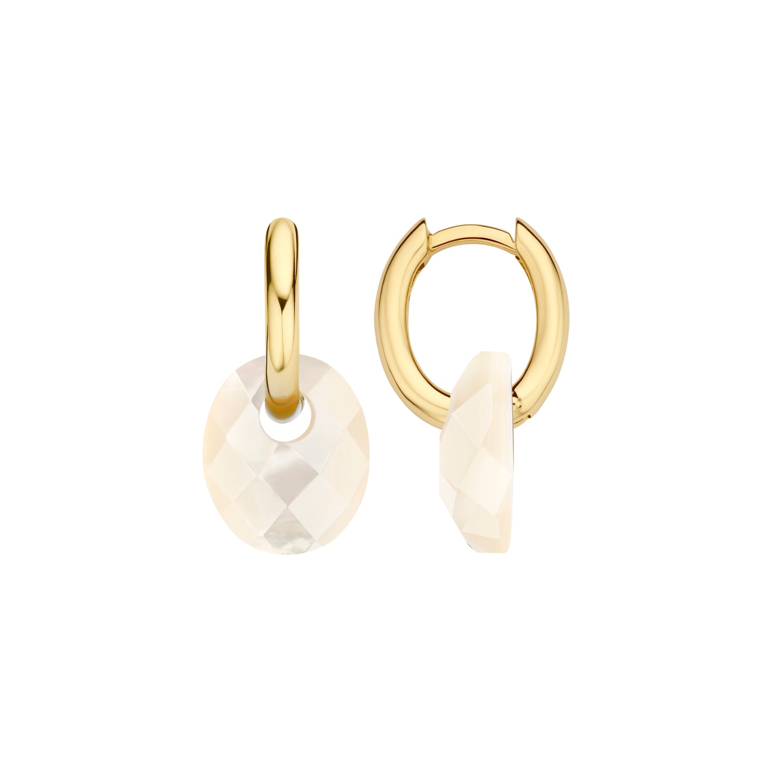 Blush Oorbelbedels 800MOPM - Mineraalsteen M.O.P.