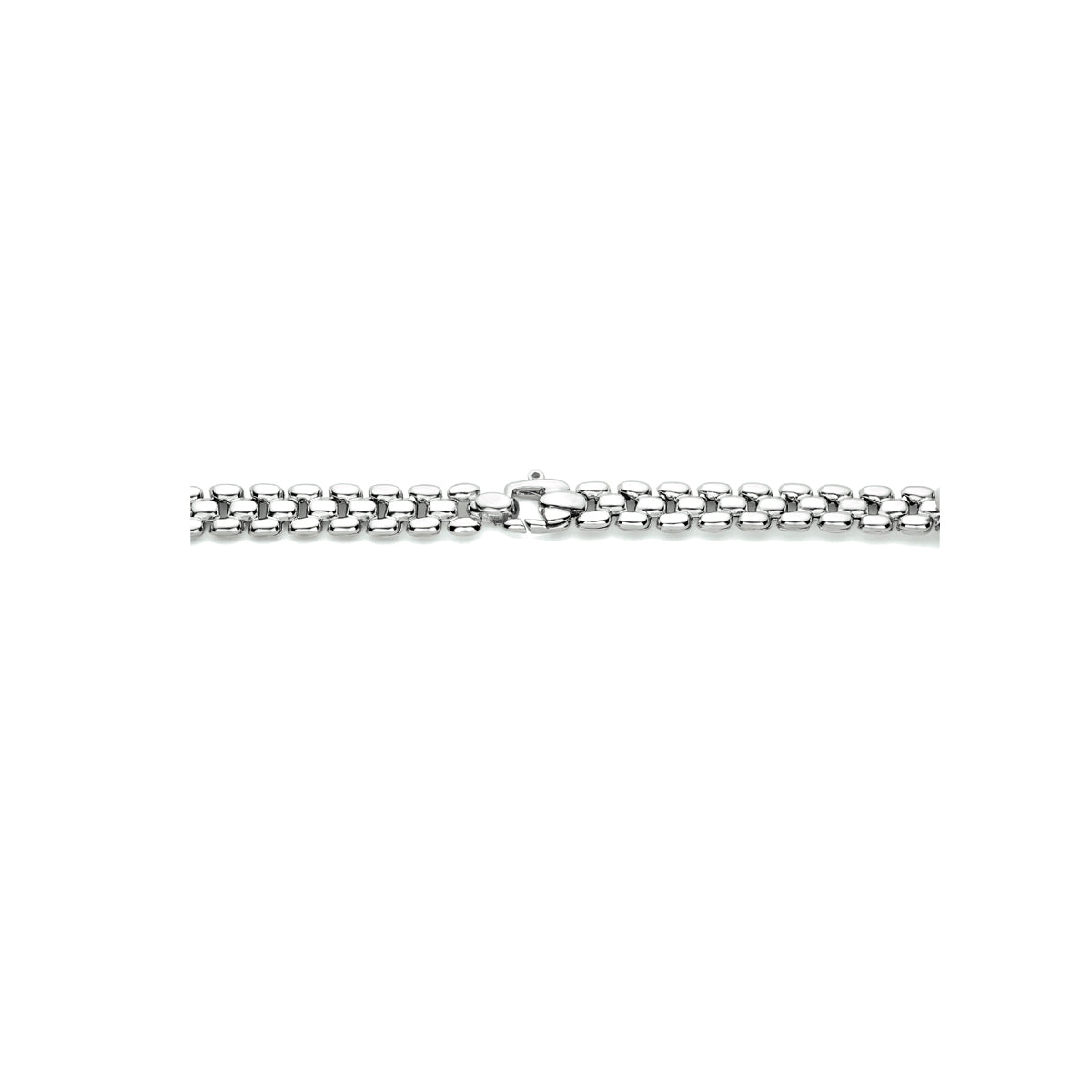 Zilveren collier panter 6,9mm | 43 cm