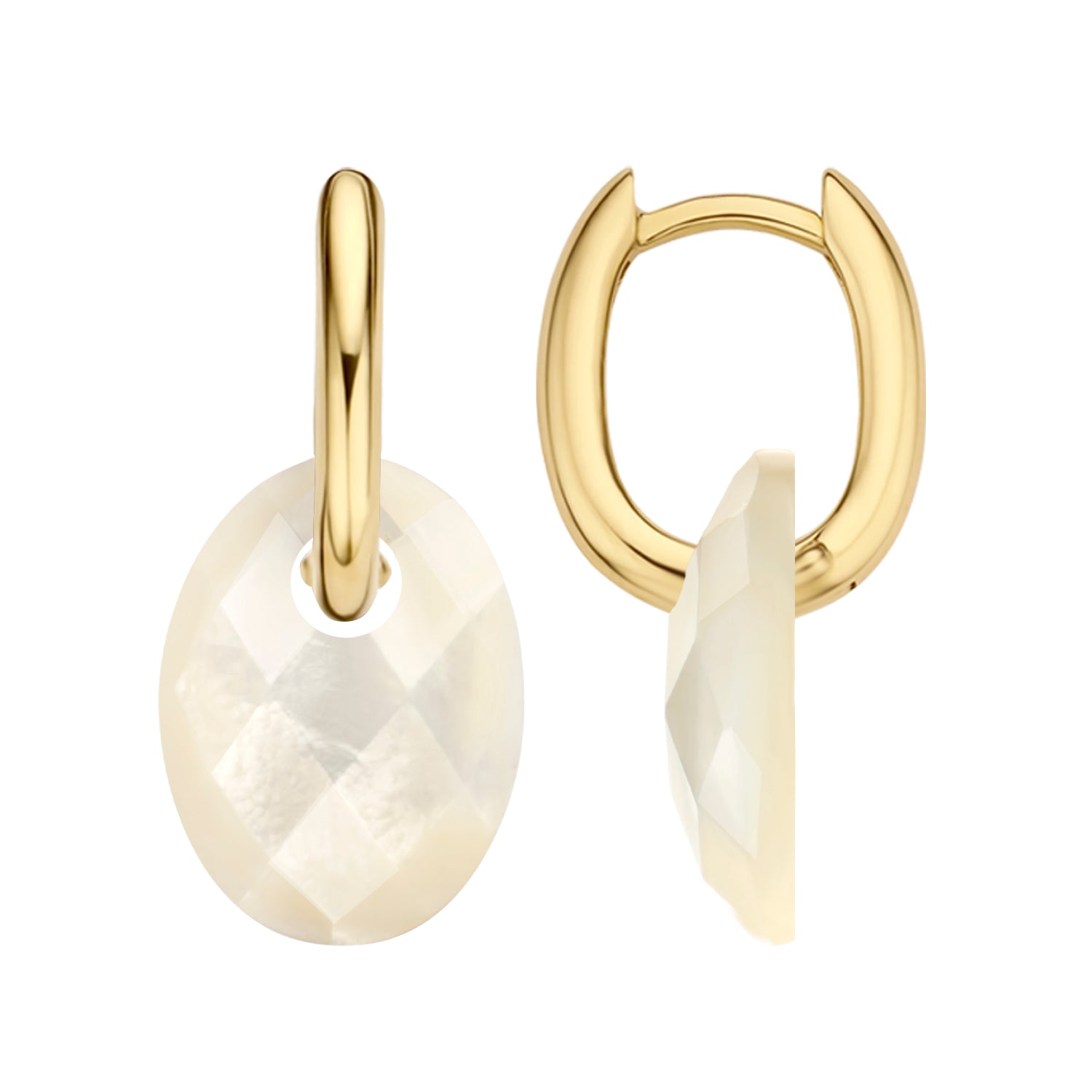 Blush Oorbelbedels 810MOPM - Mineraalsteen M.O.P.