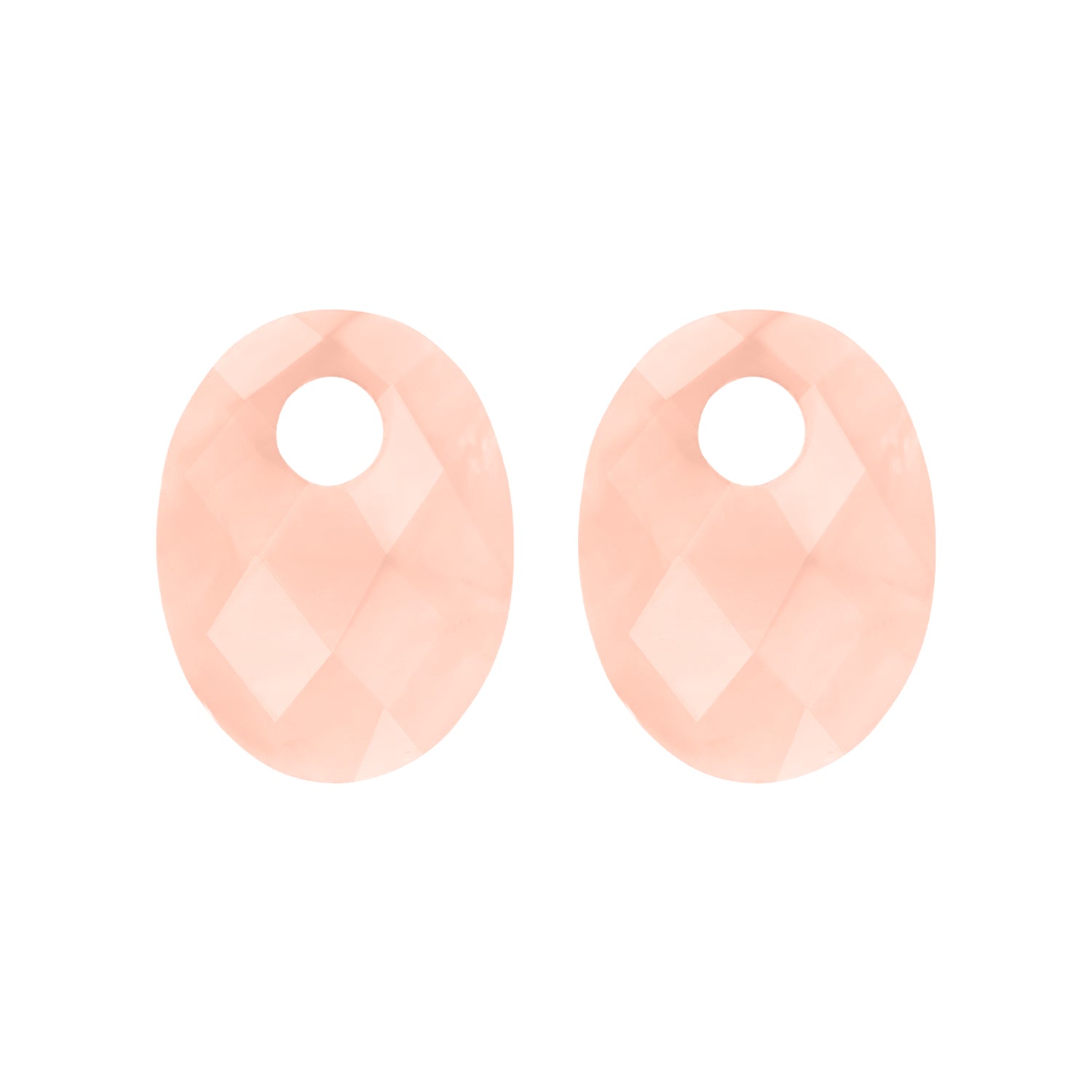 Blush Oorbelbedels 810PIQO - Mineraalsteen Rose Quartz