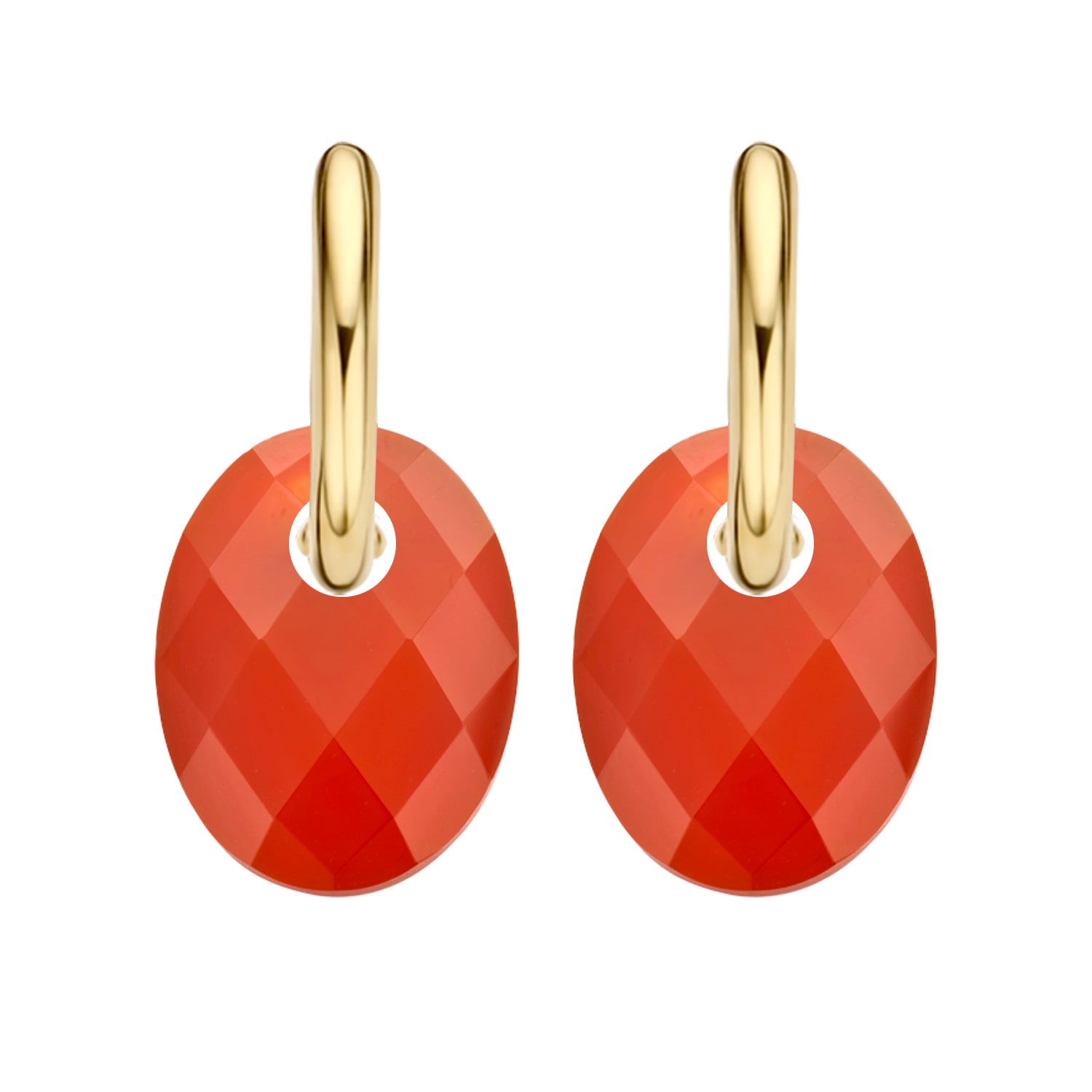 Blush Oorbelbedels 810RAGO - Mineraalsteen Rode Agaat