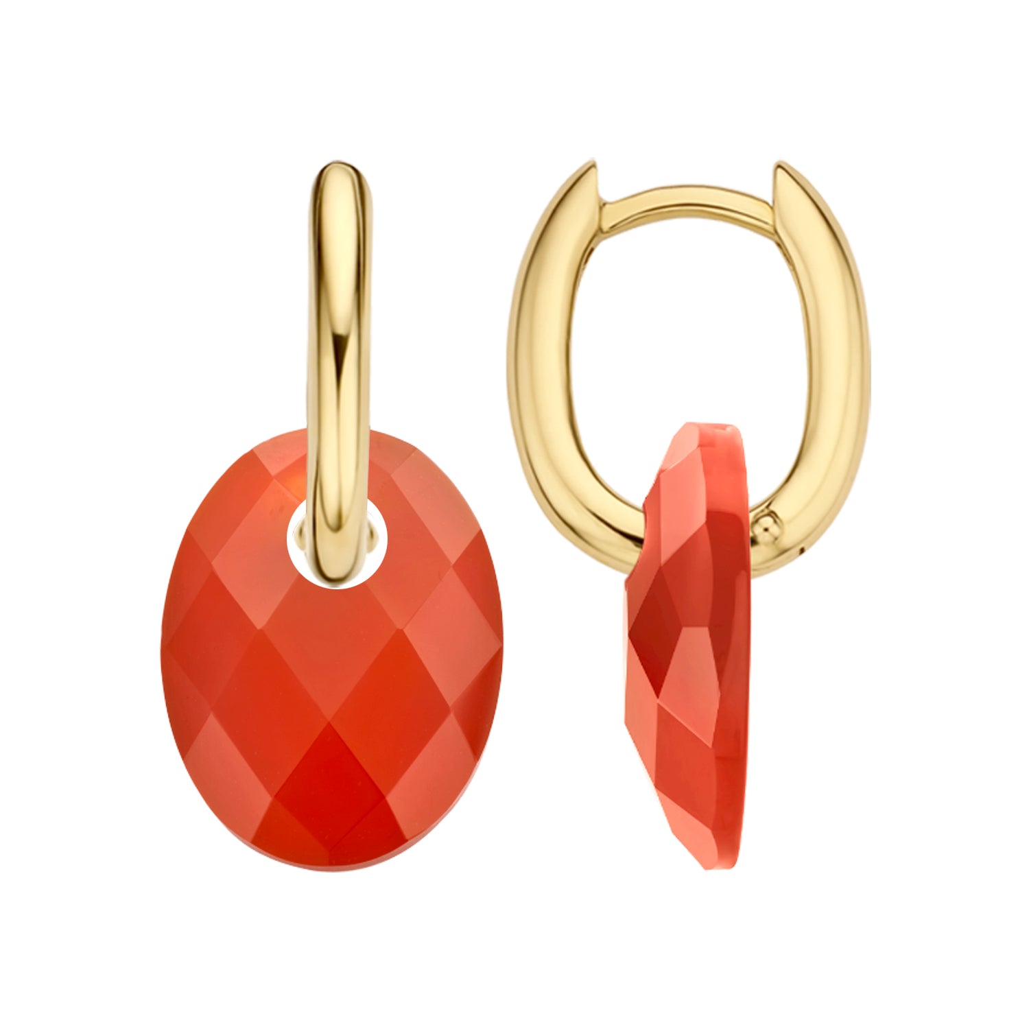 Blush Oorbelbedels 810RAGO - Mineraalsteen Rode Agaat