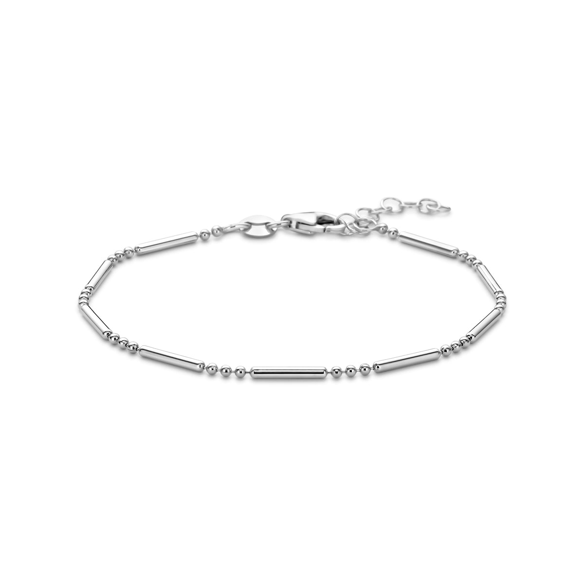 Zilveren armband buisjes 1,5mm | 17-19cm