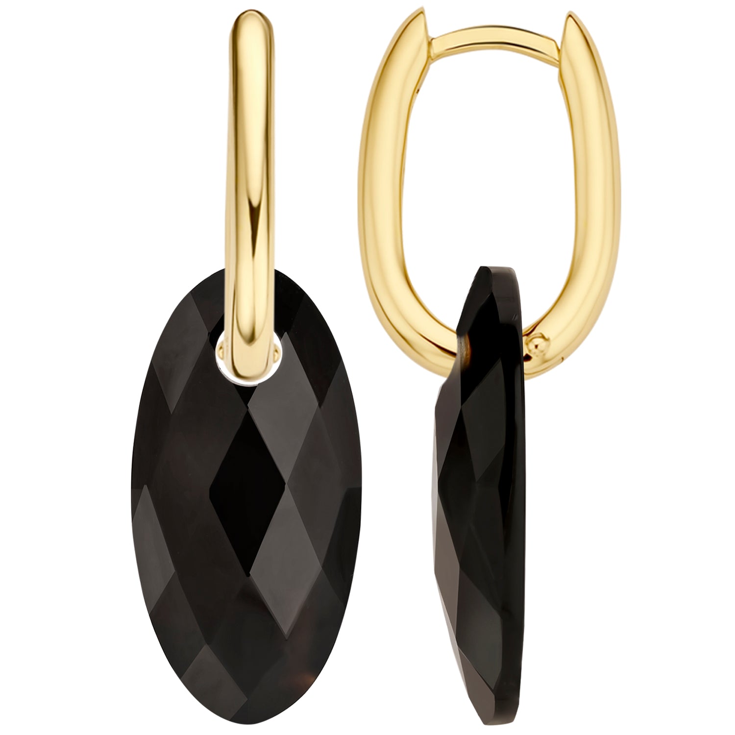 Blush Oorbelbedels 820BONL - Mineraalsteen Onyx