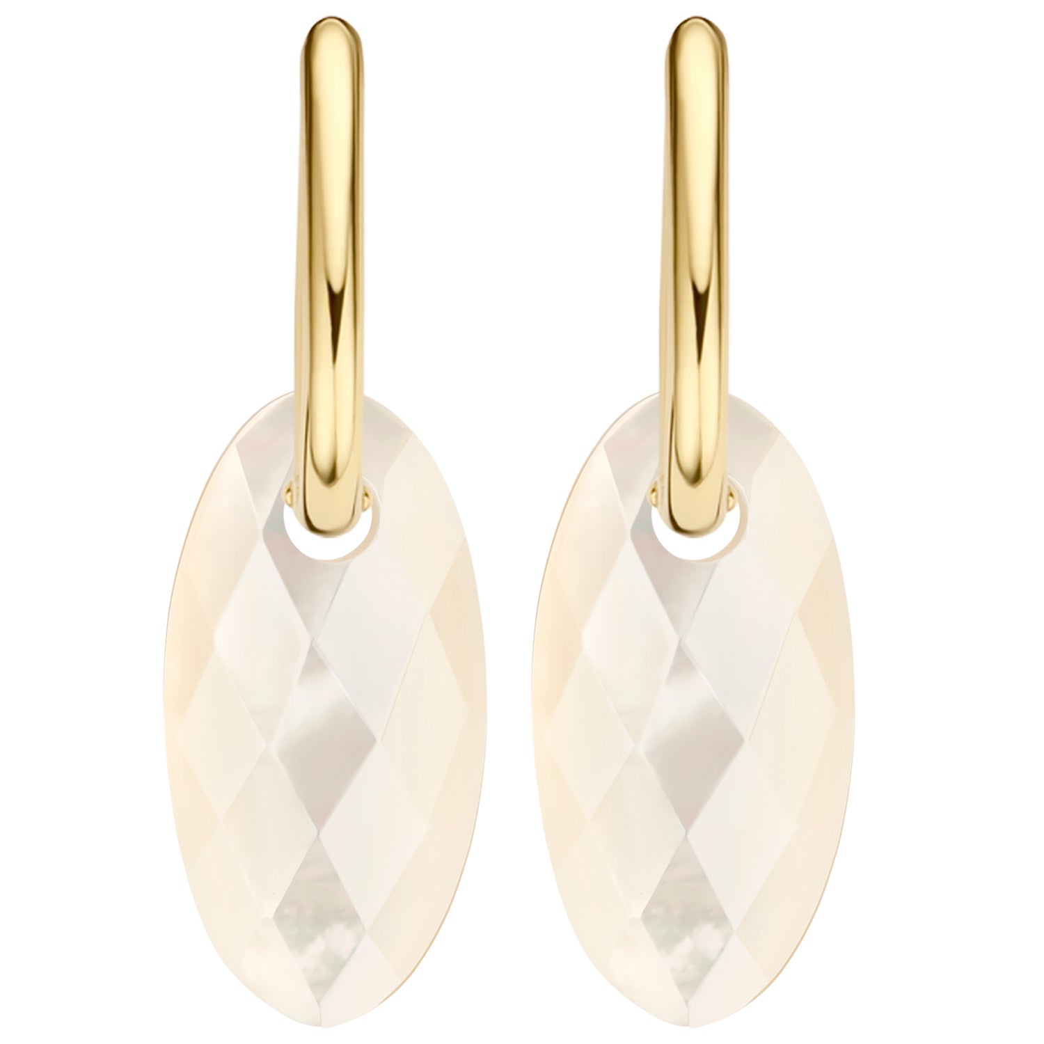 Blush Oorbelbedels 820MOPL - Mineraalsteen M.O.P.