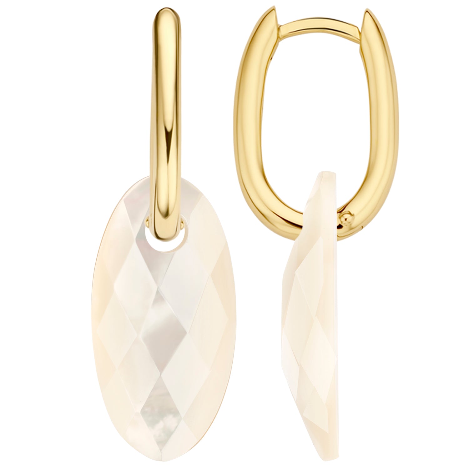 Blush Oorbelbedels 820MOPL - Mineraalsteen M.O.P.