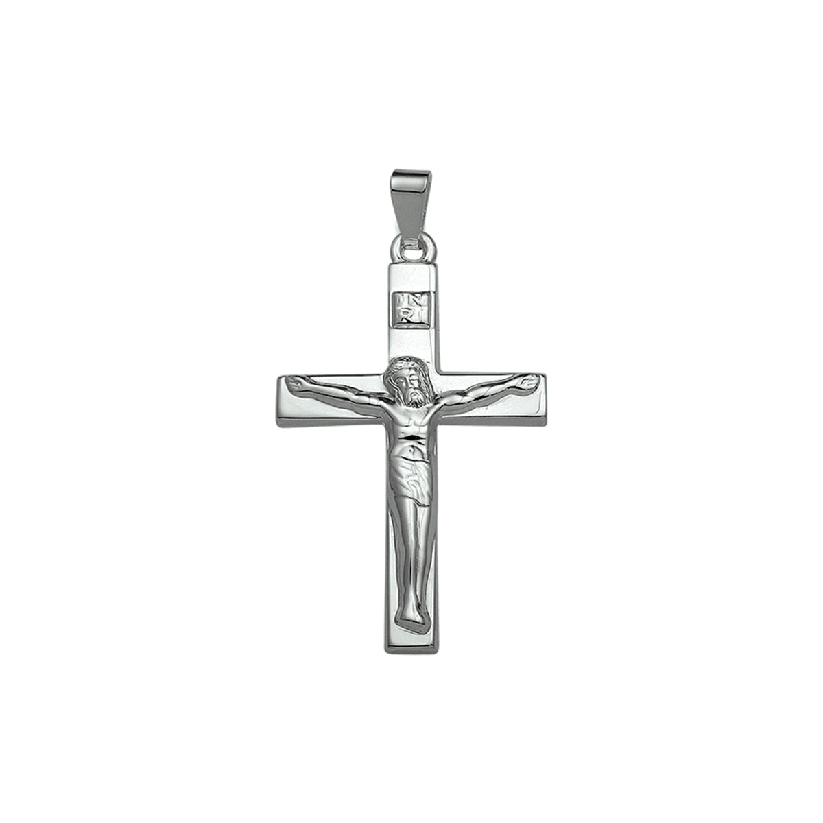 Zilveren hanger kruis en corpus | 19x31,5mm