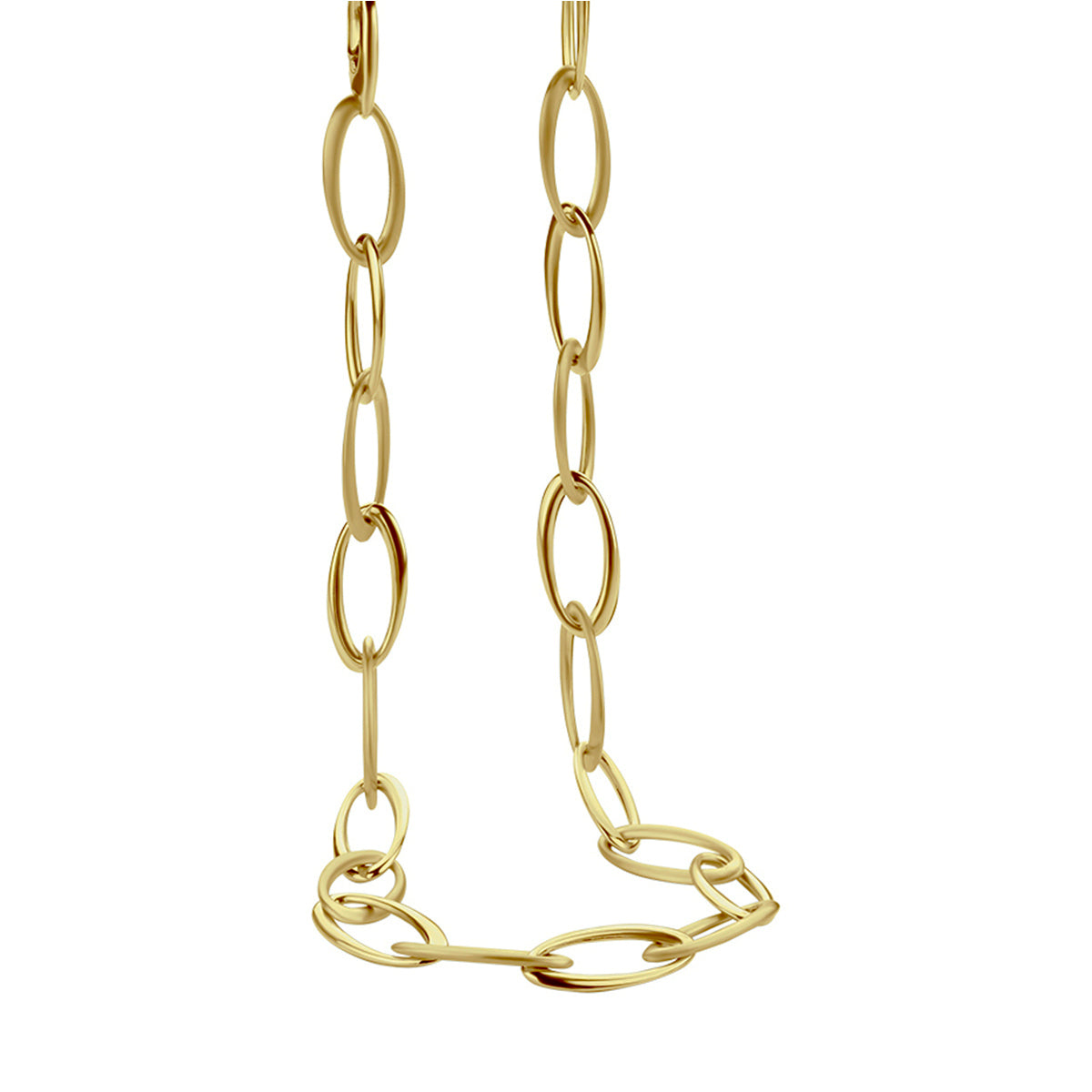 14krt geelgouden collier anker 13mm - 47 cm