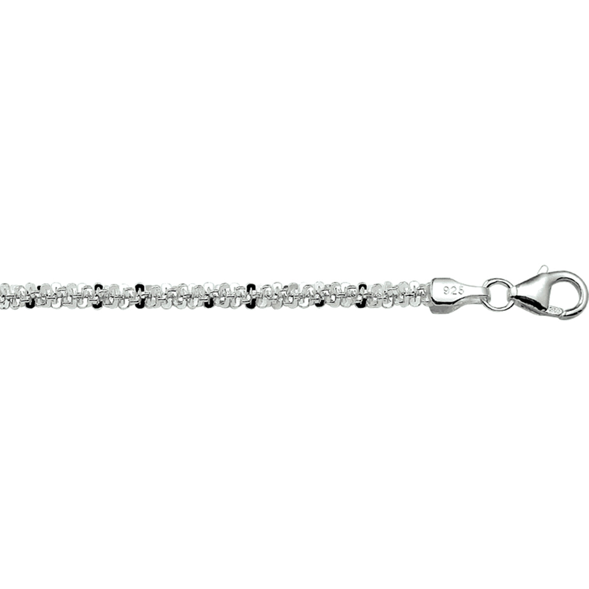 Zilveren armband fantasie 3mm | 19cm