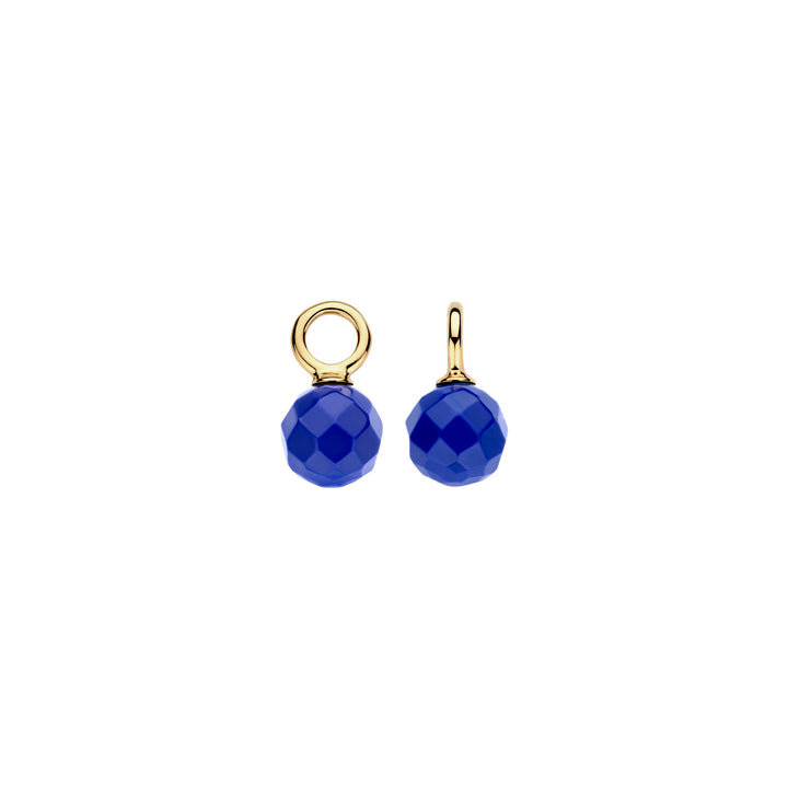 Blush Oorbelbedels 9046YLA -  Geel Goud (14k) met Lapis