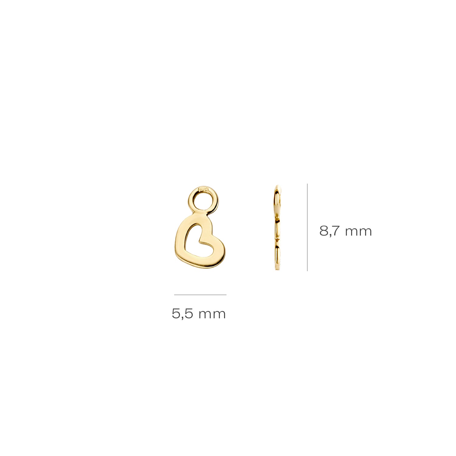 Blush Oorbedel 9057YGO - Geel Goud (14k)