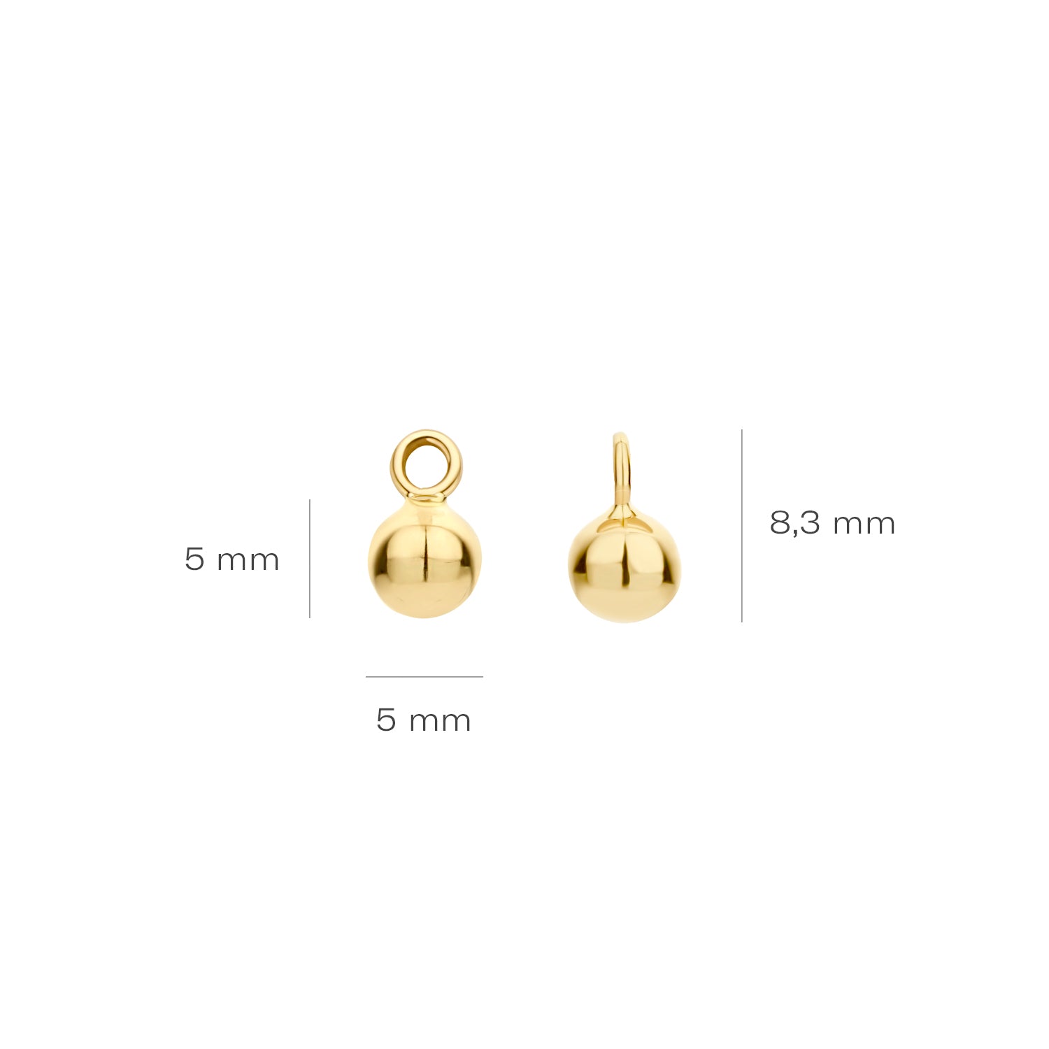 Blush Oorbedels 9062YGO - Geel Goud (14k)