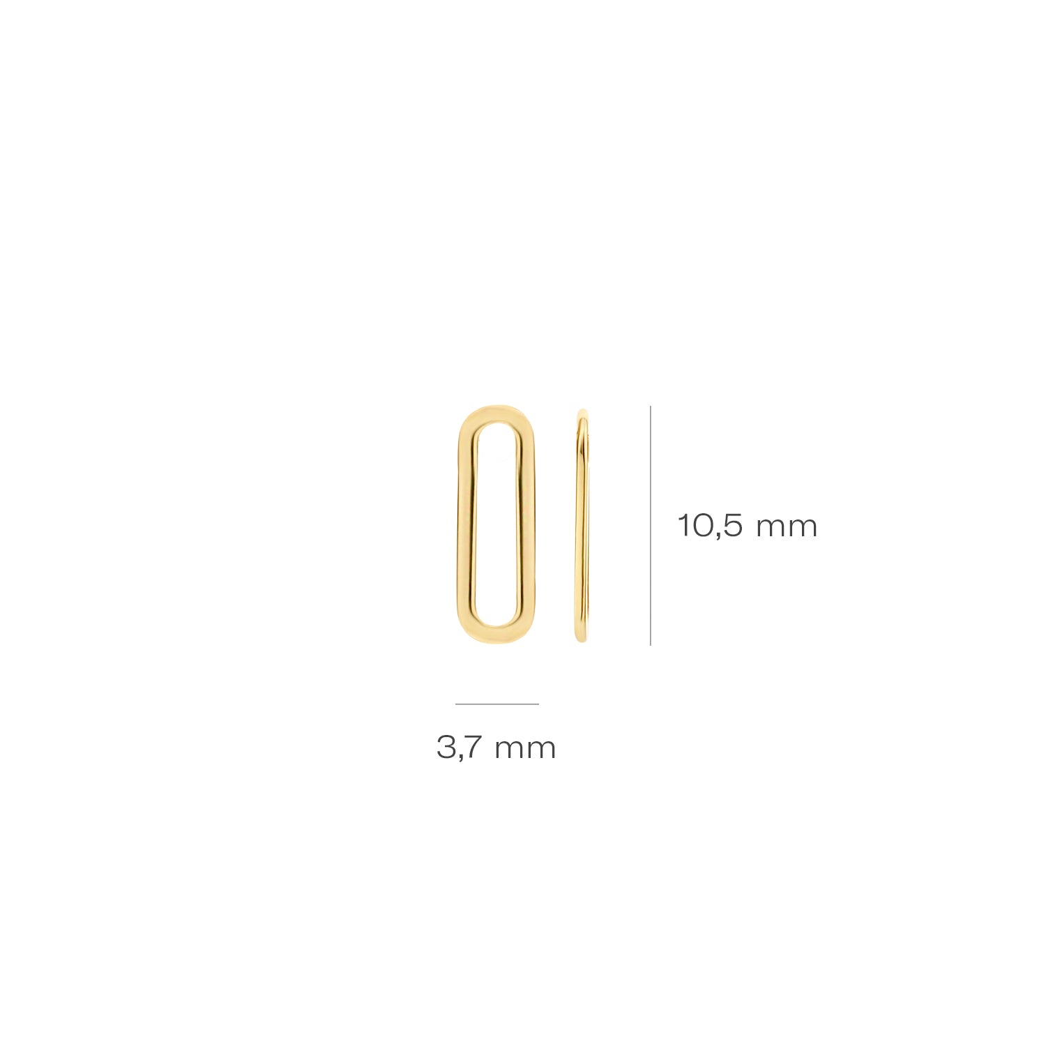 Blush Oorbedels 9063YGO - Geel Goud (14k)