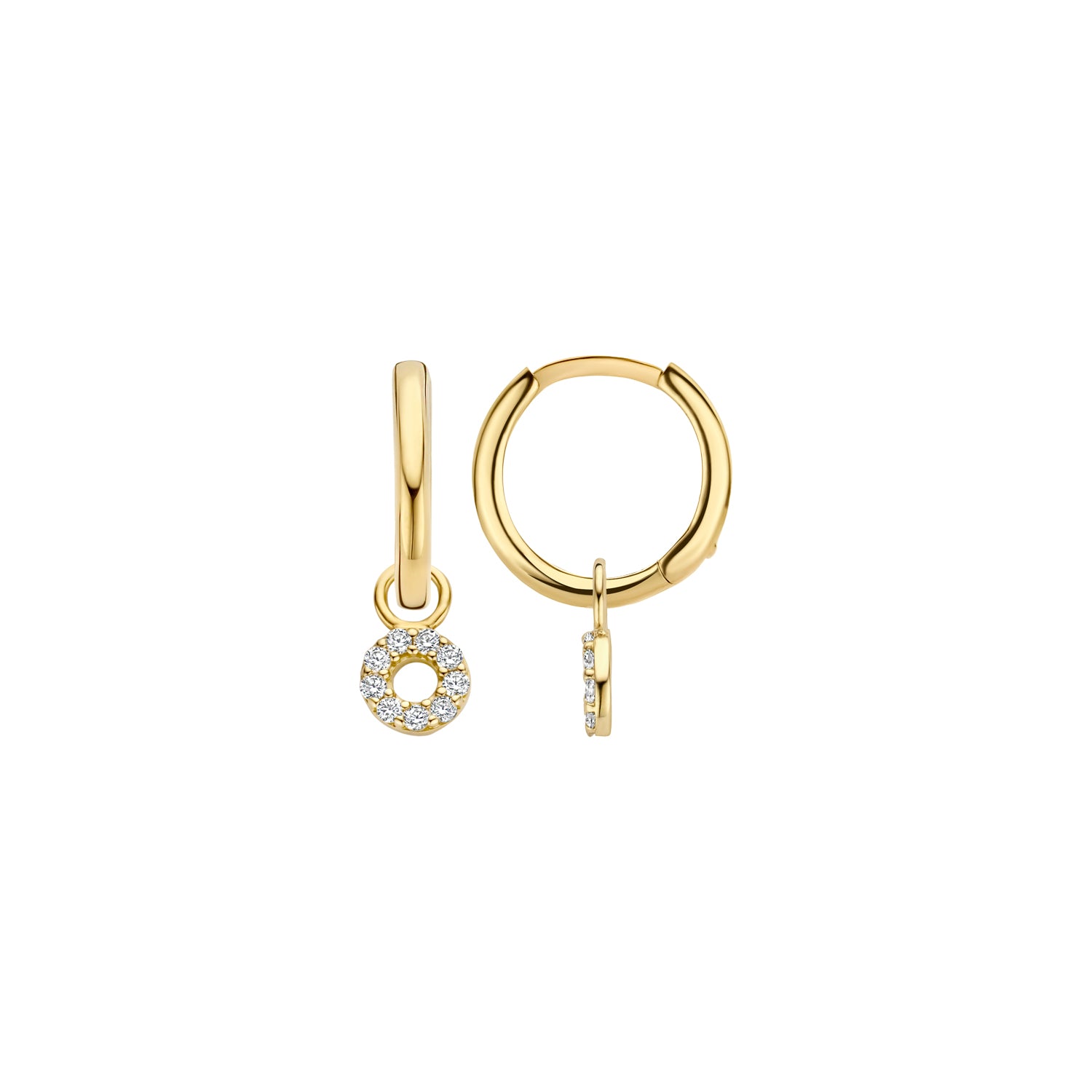 Blush Oorbedel 9065YZI - Geel Goud met Zirkonia (14k)