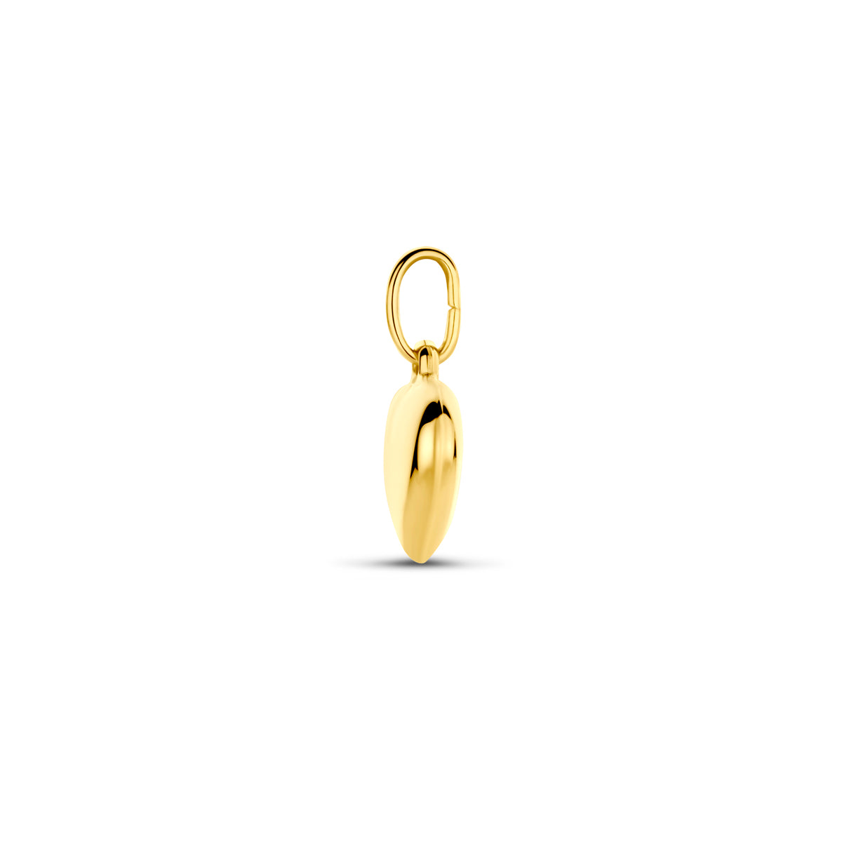 14krt geelgouden hanger hart | 8,5mm
