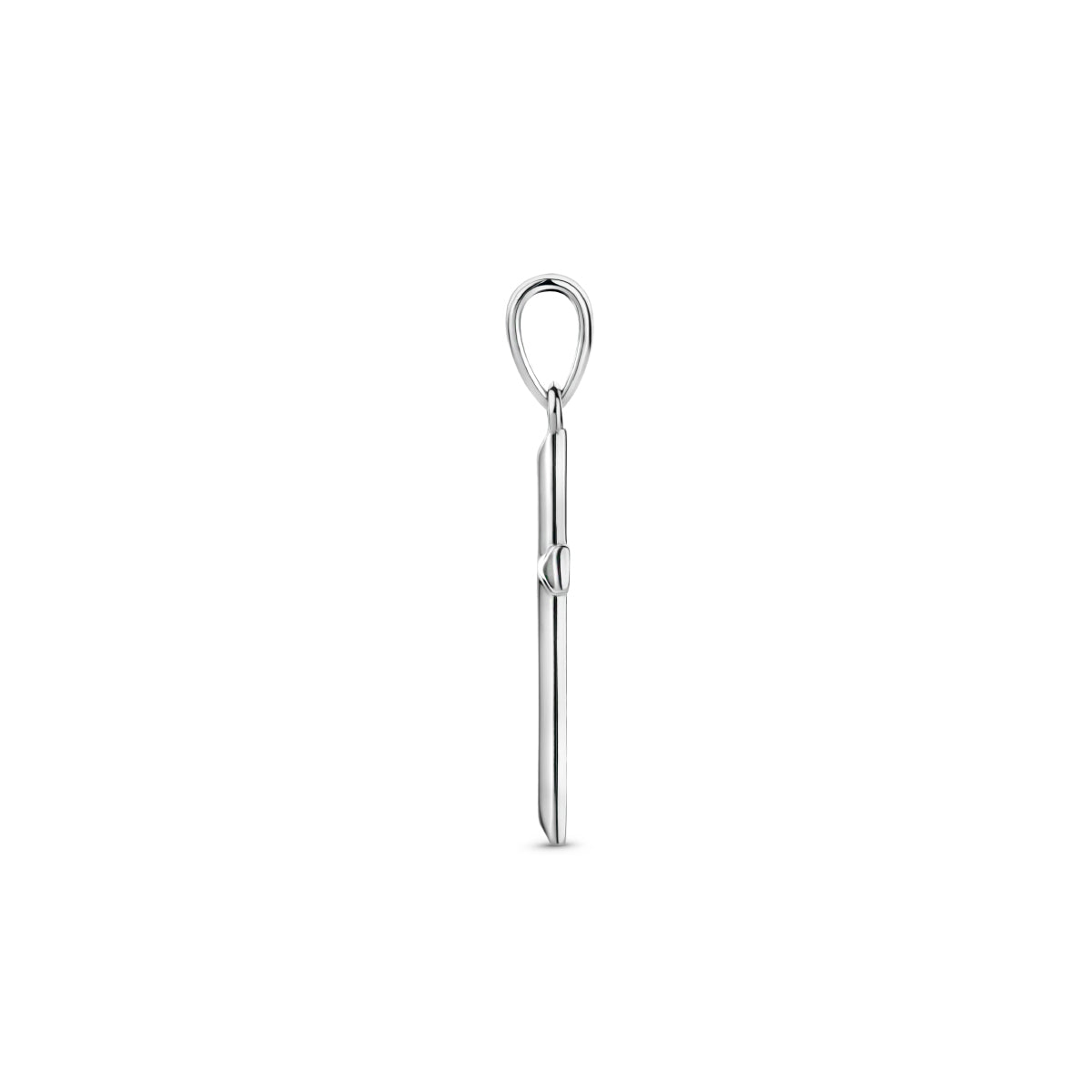 Zilveren hanger kruis | 20x13,5mm