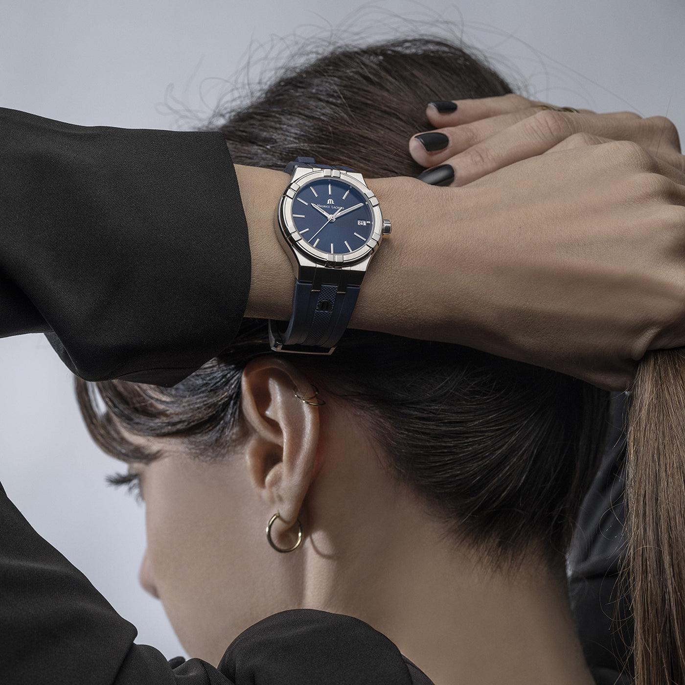 MAURICE LACROIX AIKON QUARTZ DATE 35MM AI1106-SS000-430-4