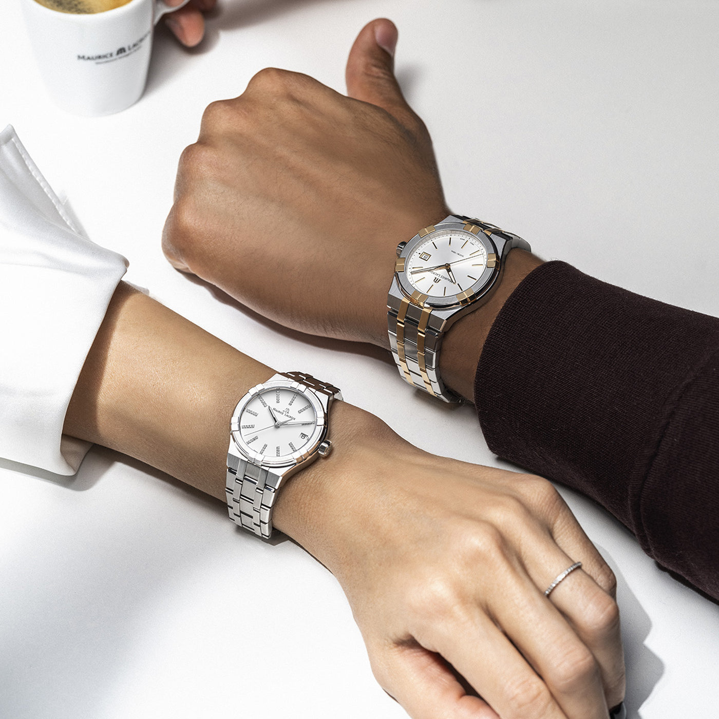 MAURICE LACROIX AIKON QUARTZ DATE 40MM AI1108-PVP02-130-1