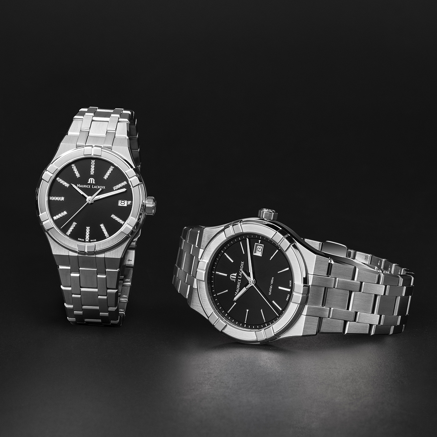 MAURICE LACROIX AIKON QUARTZ DATE 40MM AI1108-SS002-330-1