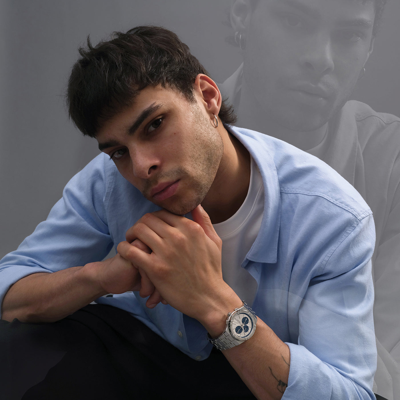 MAURICE LACROIX AIKON QUARTZ CHRONOGRAPH 42MM AI1118-SS002-230-1