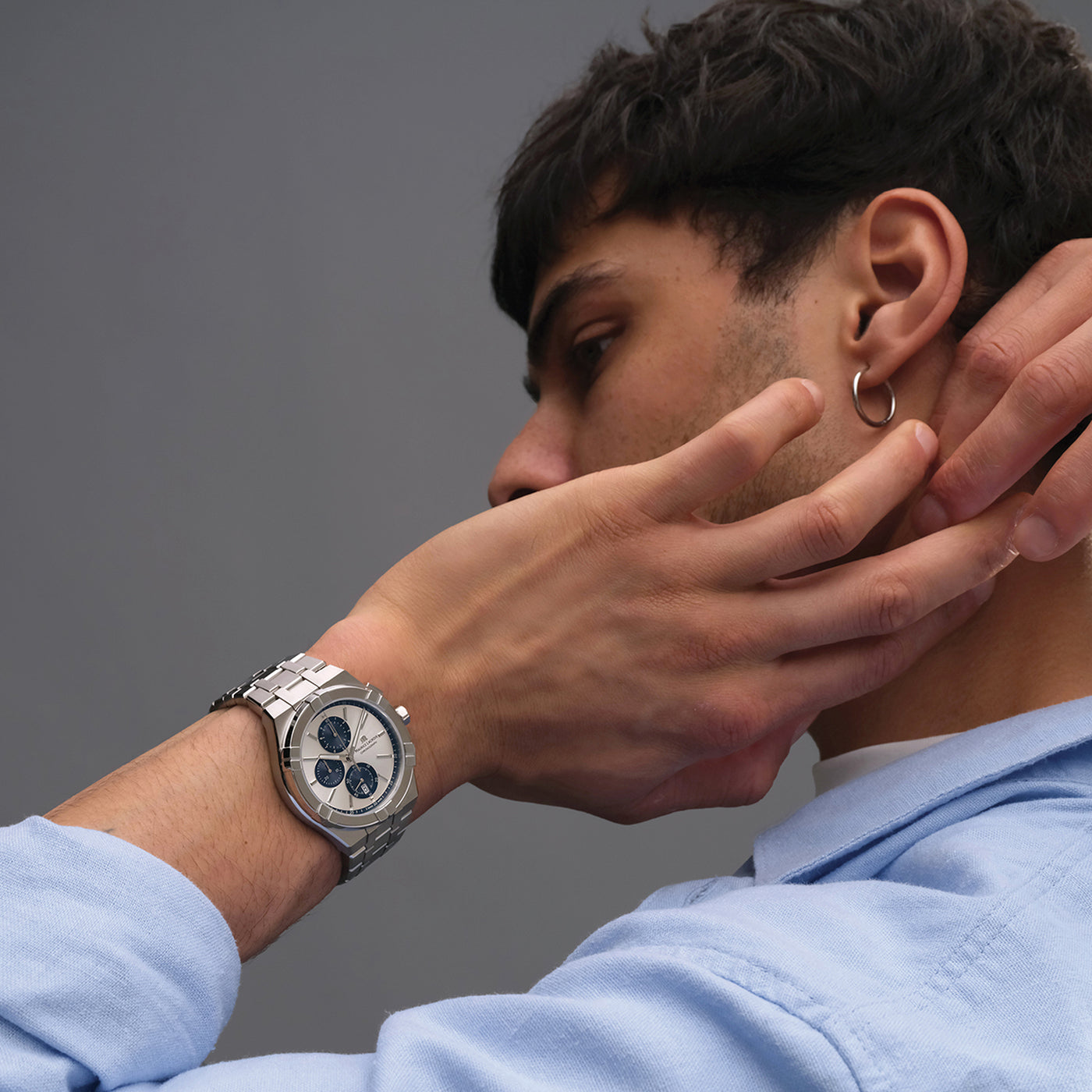 MAURICE LACROIX AIKON QUARTZ CHRONOGRAPH 42MM AI1118-SS002-230-1