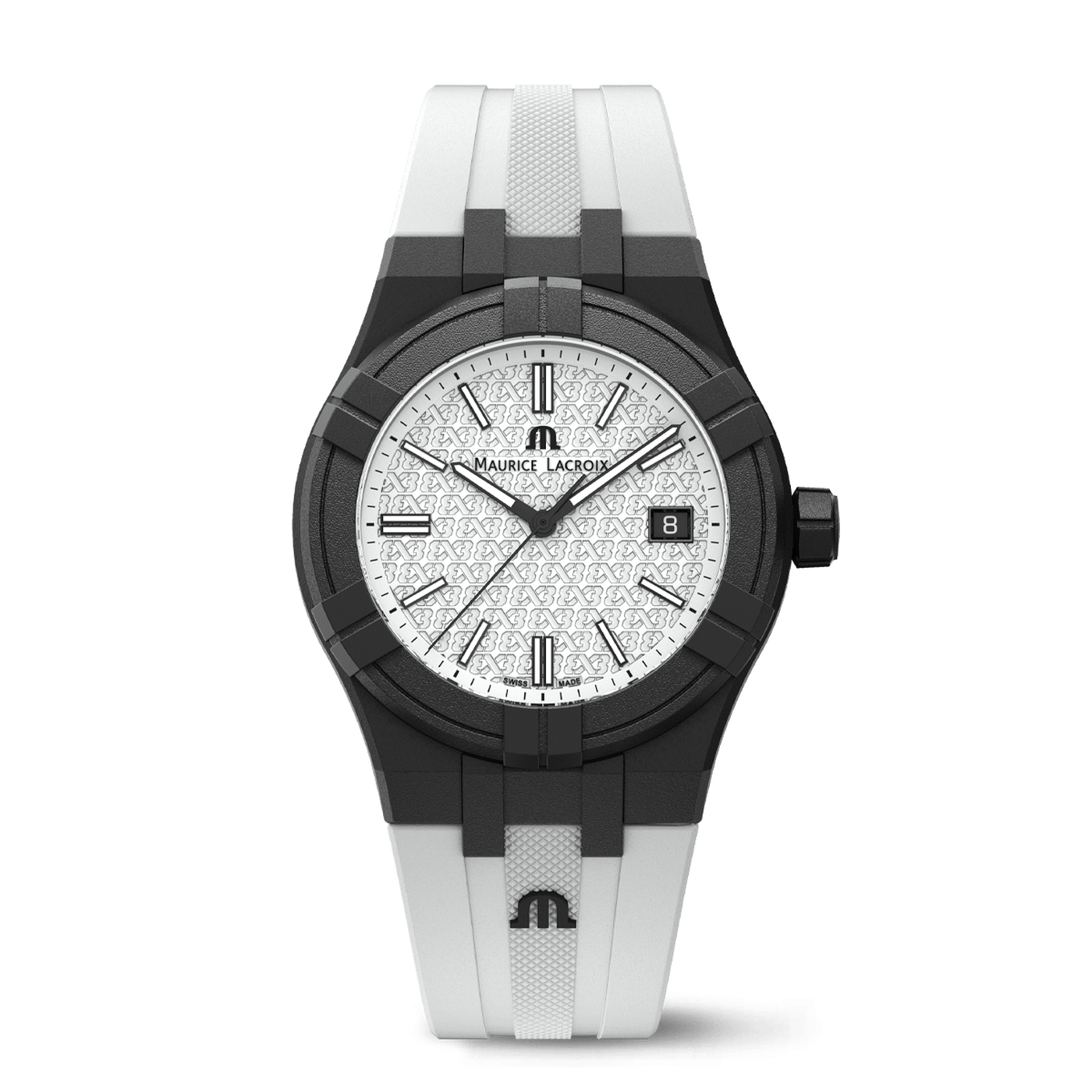 MAURICE LACROIX AIKON TIDE 40MM SPECIAL EDITION FIBA 3X3 WHITE/BLACK AI2008-00YZ1-000-0