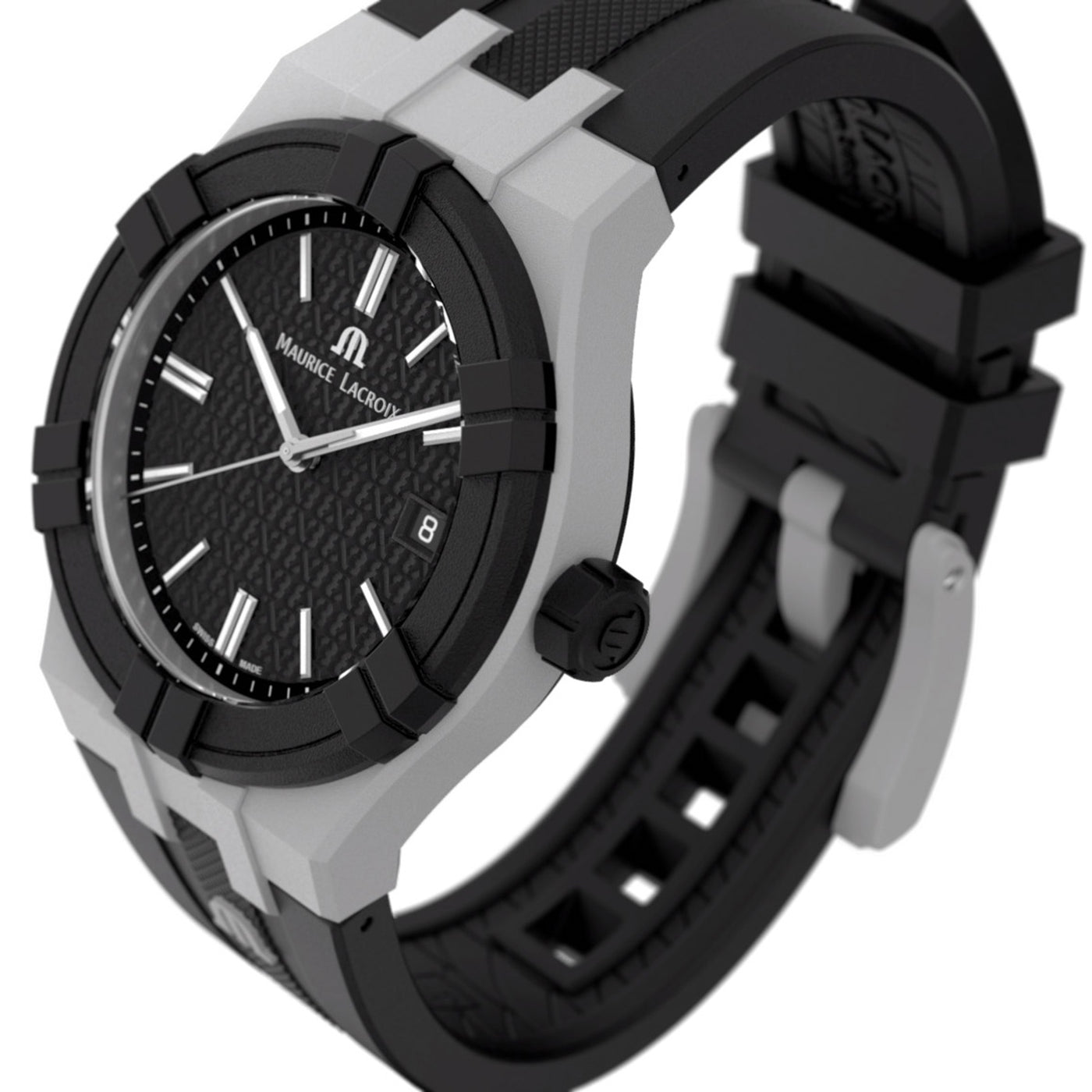 MAURICE LACROIX AIKON TIDE 40MM SPECIAL EDITION FIBA 3X3 BLACK/COOL GREY AI2008-20YZ0-200-0