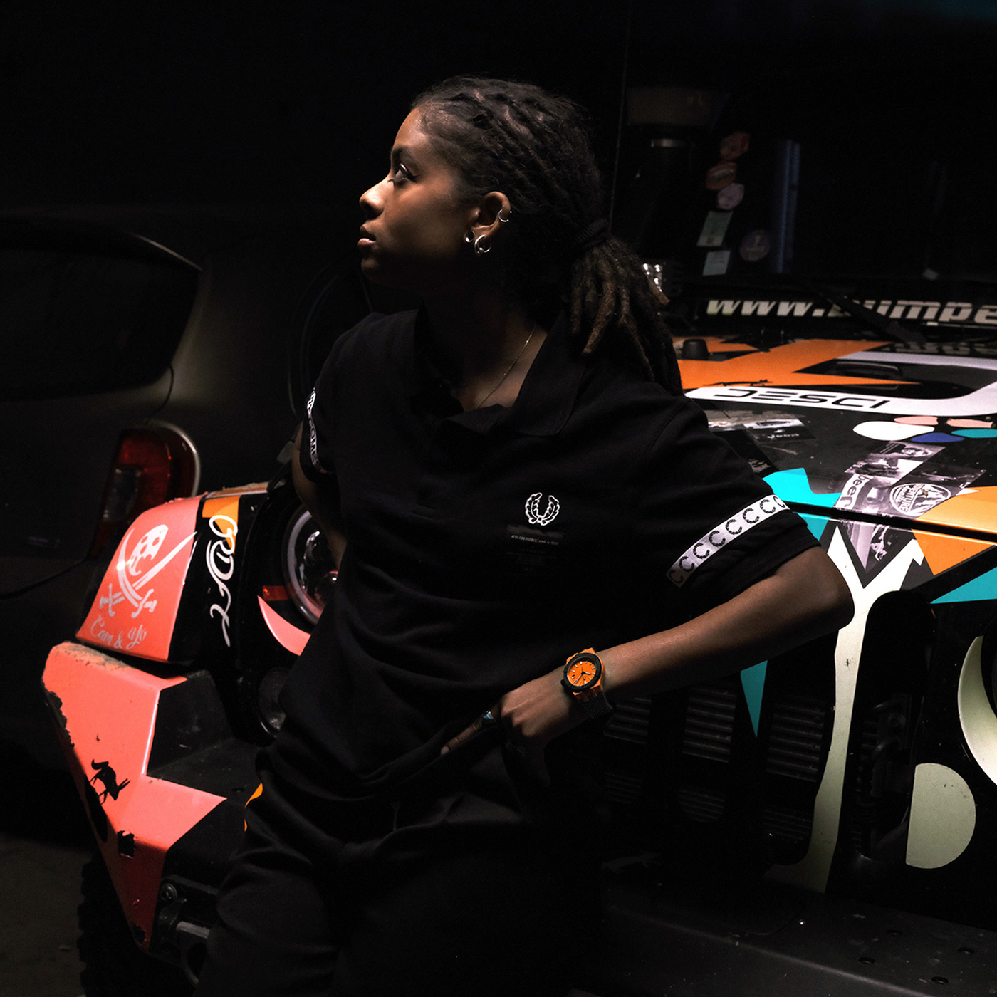 MAURICE LACROIX AIKON TIDE 40MM ORANGE/BLACK AI2008-50050-300-0