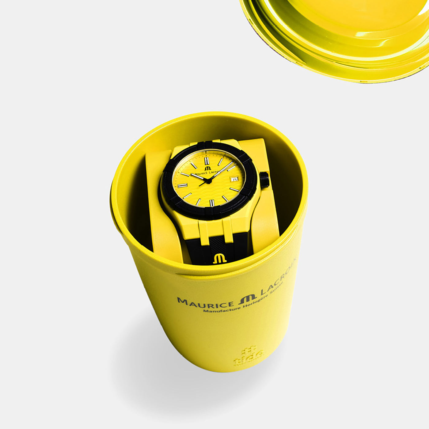 MAURICE LACROIX AIKON TIDE 40MM YELLOW/BLACK AI2008-60060-300-0