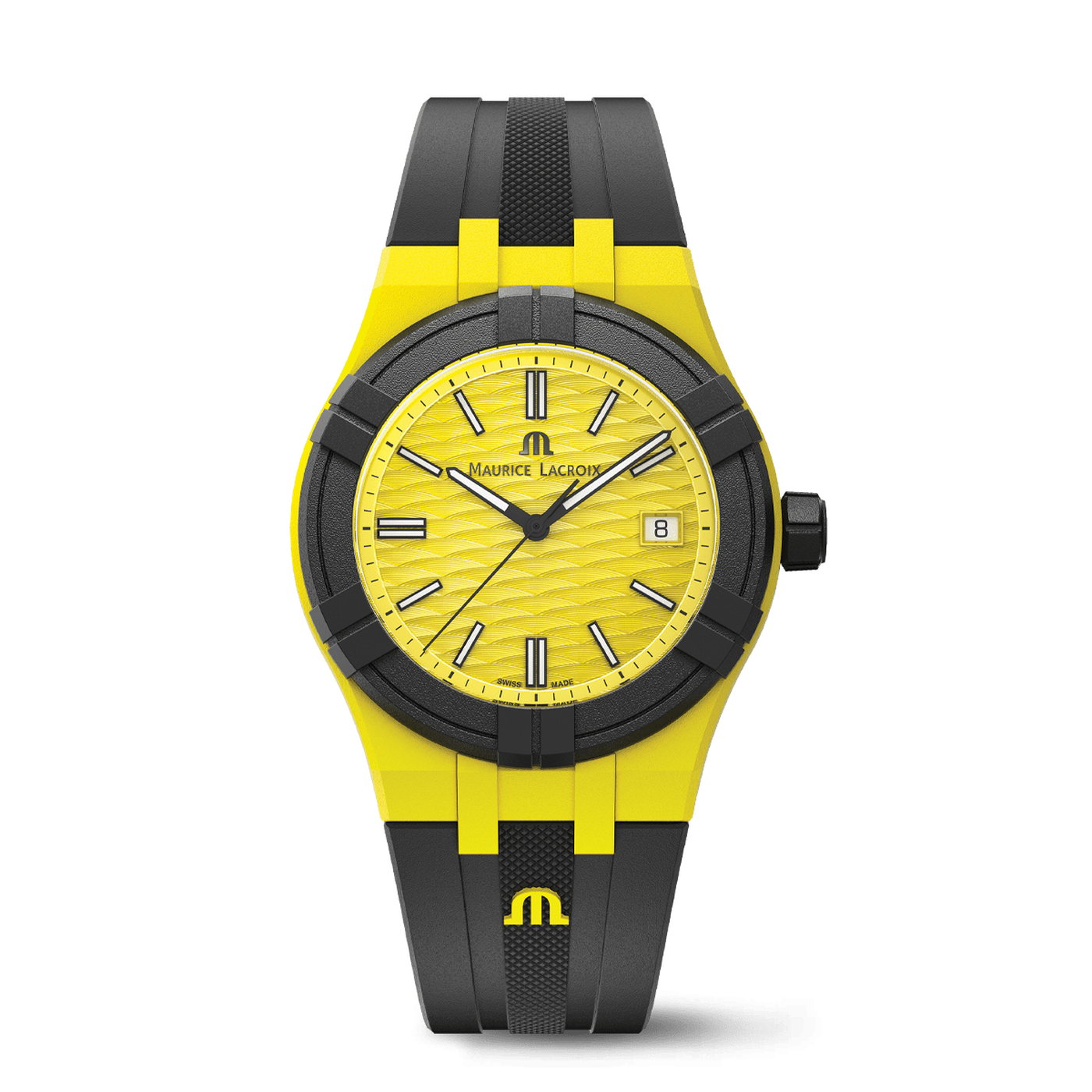 MAURICE LACROIX AIKON TIDE 40MM YELLOW/BLACK AI2008-60060-300-0