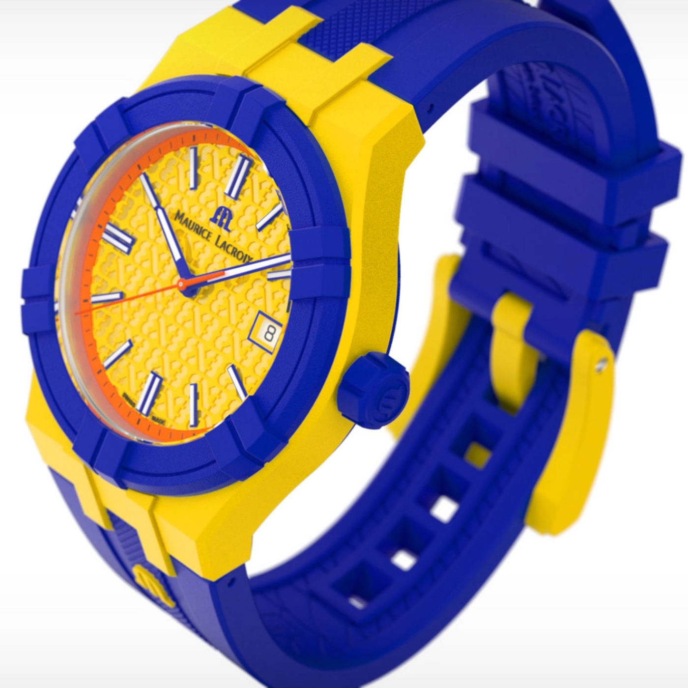 MAURICE LACROIX AIKON TIDE 40MM SPECIAL EDITION FIBA 3X3 FIBA COLOURS AI2008-68YZ8-800-0