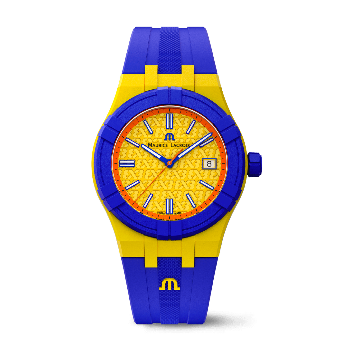 MAURICE LACROIX AIKON TIDE 40MM SPECIAL EDITION FIBA 3X3 FIBA COLOURS AI2008-68YZ8-800-0