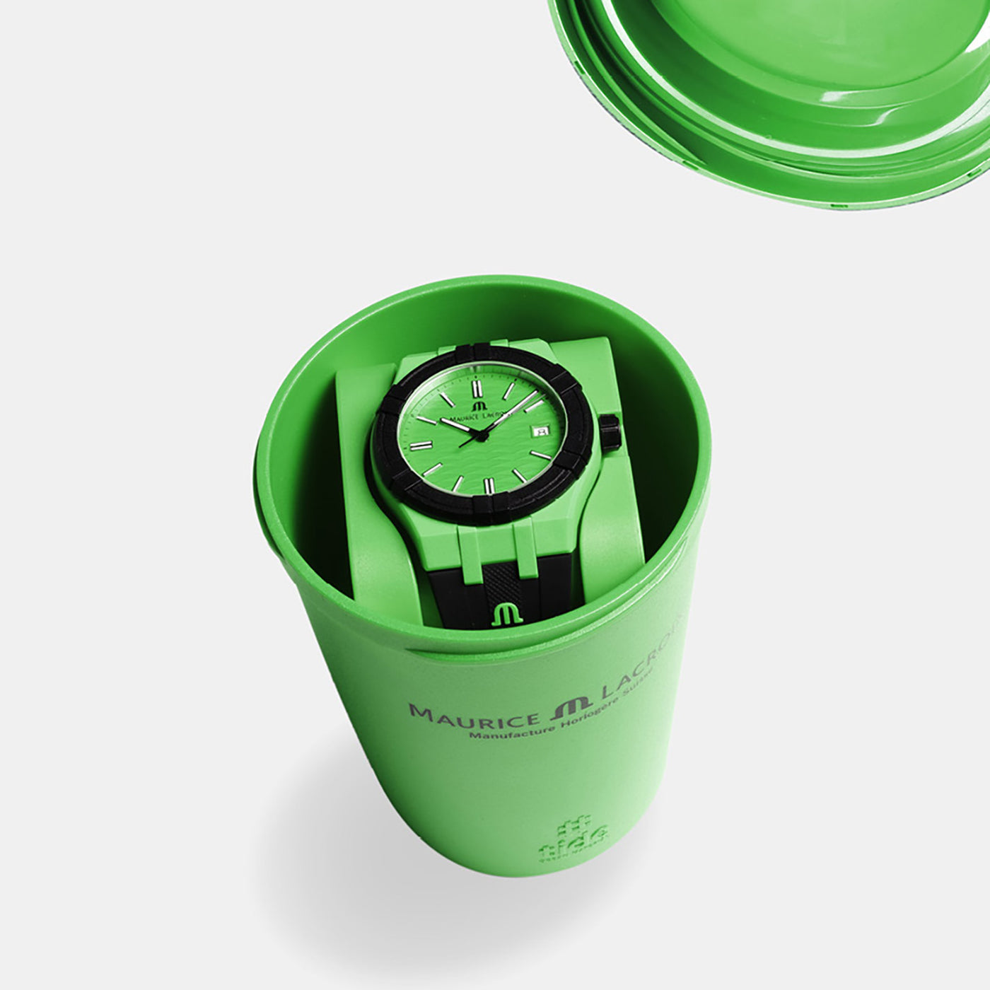 MAURICE LACROIX AIKON TIDE 40MM GREEN/BLACK AI2008-70070-300-0